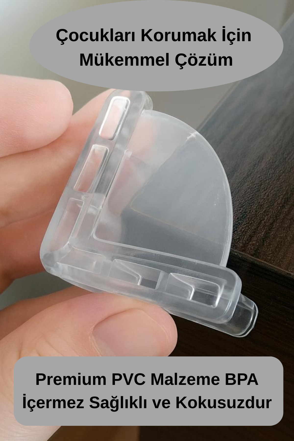 WAPPA 8 Adet Silikon Köşe Koruyucu 8 Adet fotoğrafı 2 (önizleme)