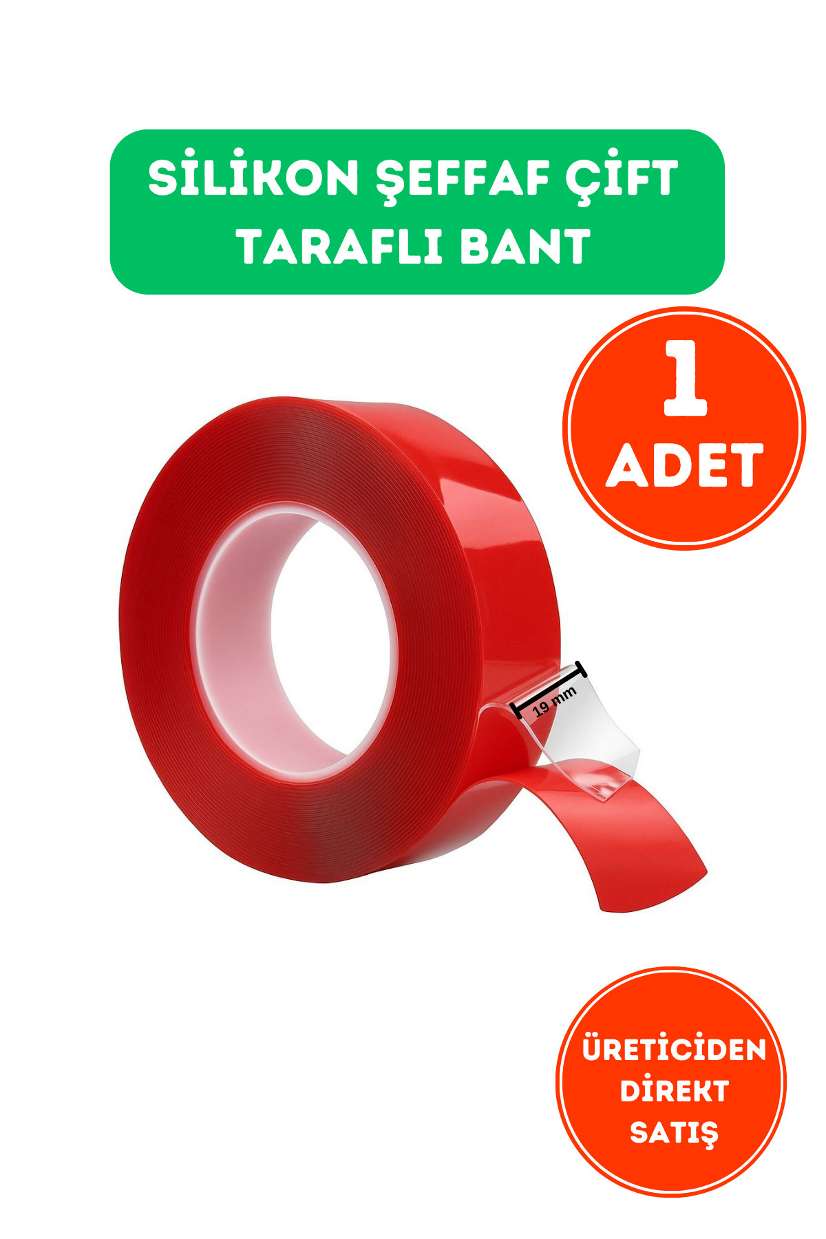 WAPPA Yüksek Mukavemetli Çift Taraflı Doku Bandı Bant Nano Teknolojili