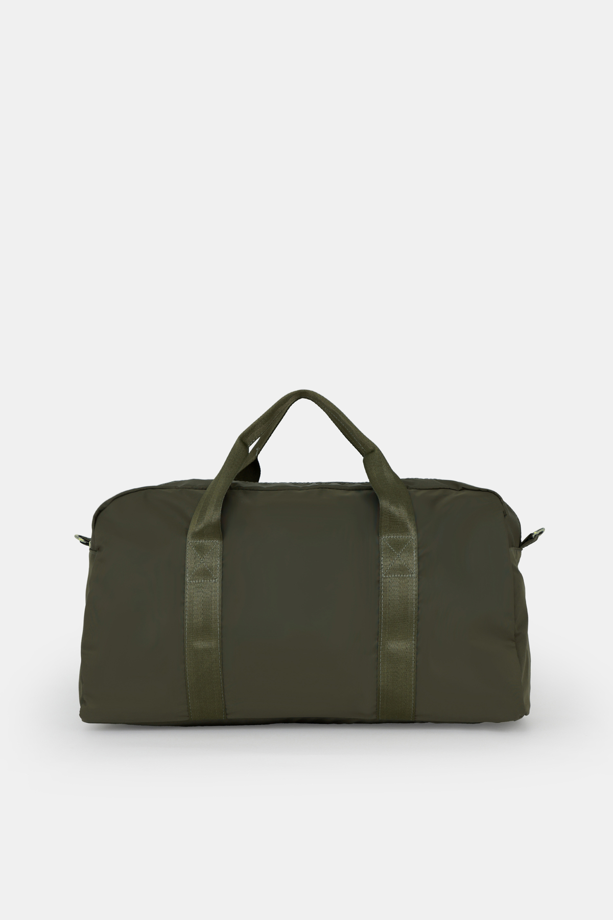 ICONE BAG Haki Spor Kadın & Erkek Spor Çantası, Paraşüt Kumaş Önü Cepli Unisex Spor Fitness Gym Çantası görsel 4