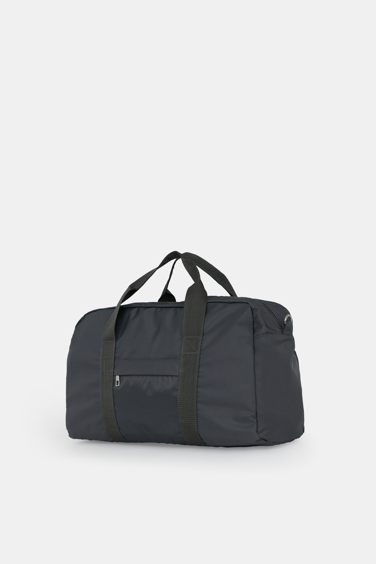 ICONE BAG Icone Paraşüt Kumaş Önü Cepli Unisex Spor Fitness Gym Çantası Antrasit Füme görsel 3