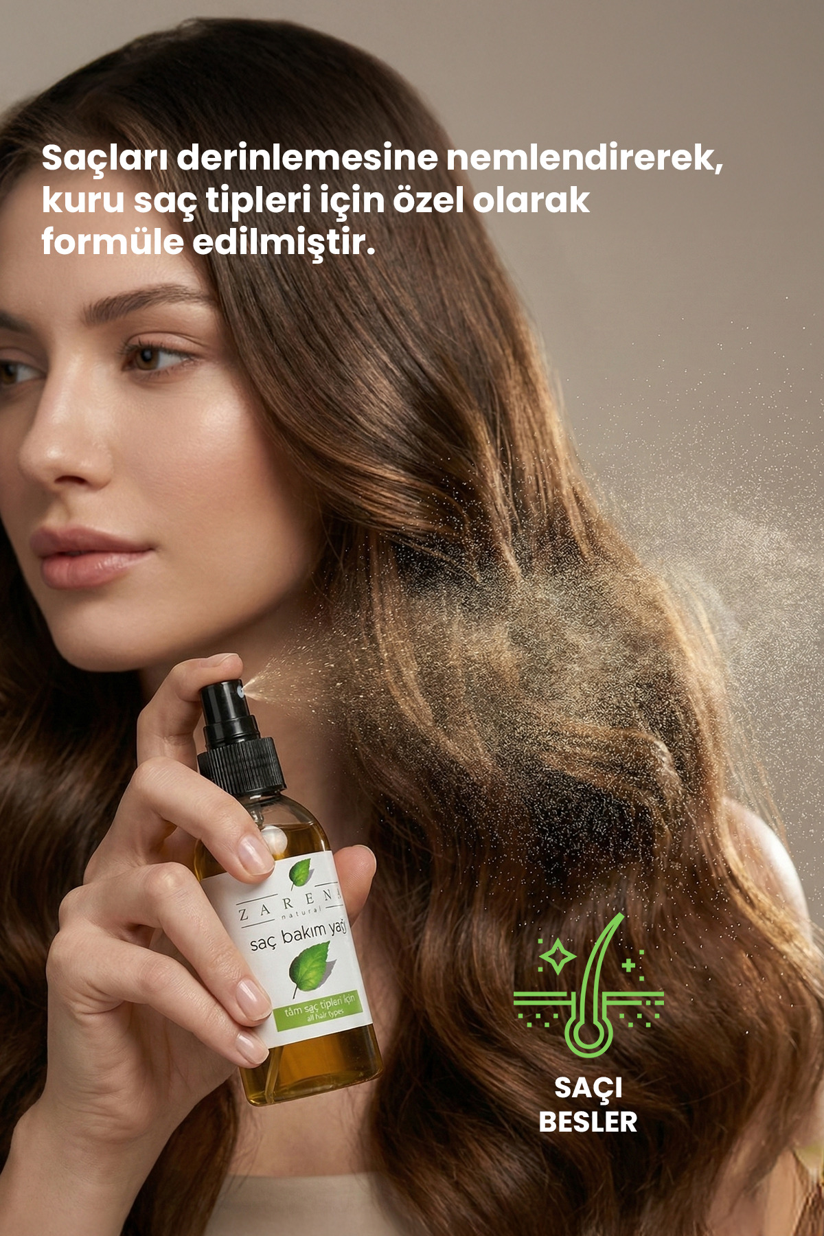 Zarena Saç Bakım Yağı 150ml — 8681085046378 — تصویر 2 از 4