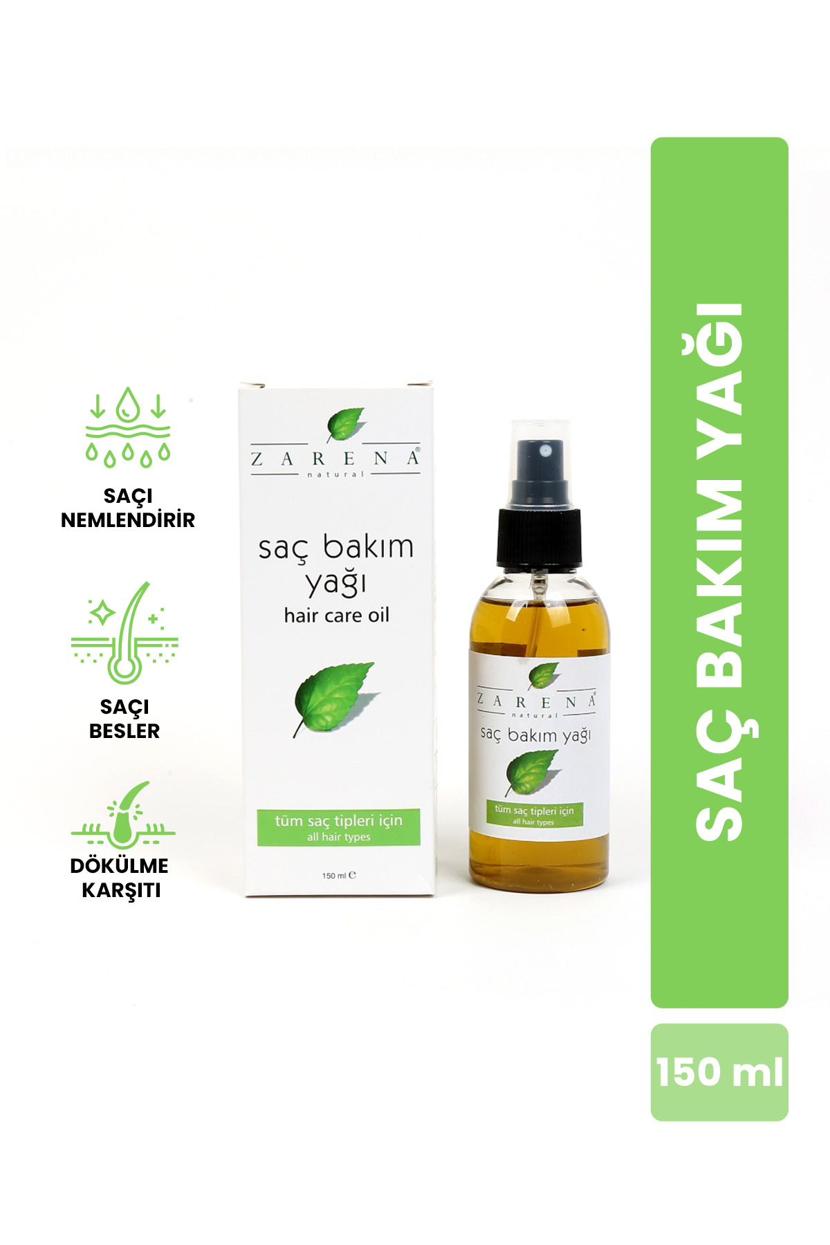 Clemy Zarena Saç Bakım Yağı 150ml — 8681085046378