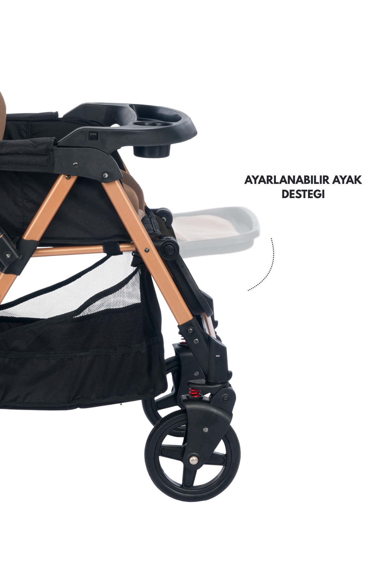 Joell Trendy Çift Yönlü Bebek Arabası fotoğrafı 2 (önizleme)