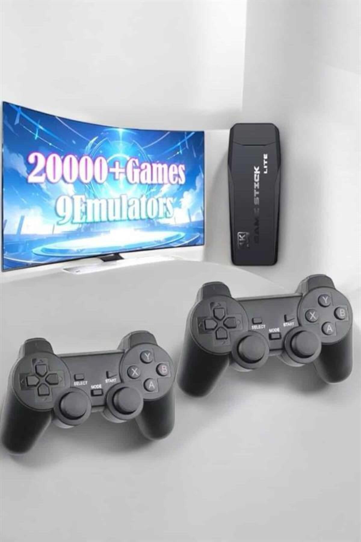 UCUZTEKNO 20.000 Oyunlu Premium Model Oyun Konsolu 8k Android Tv HD Game Stick