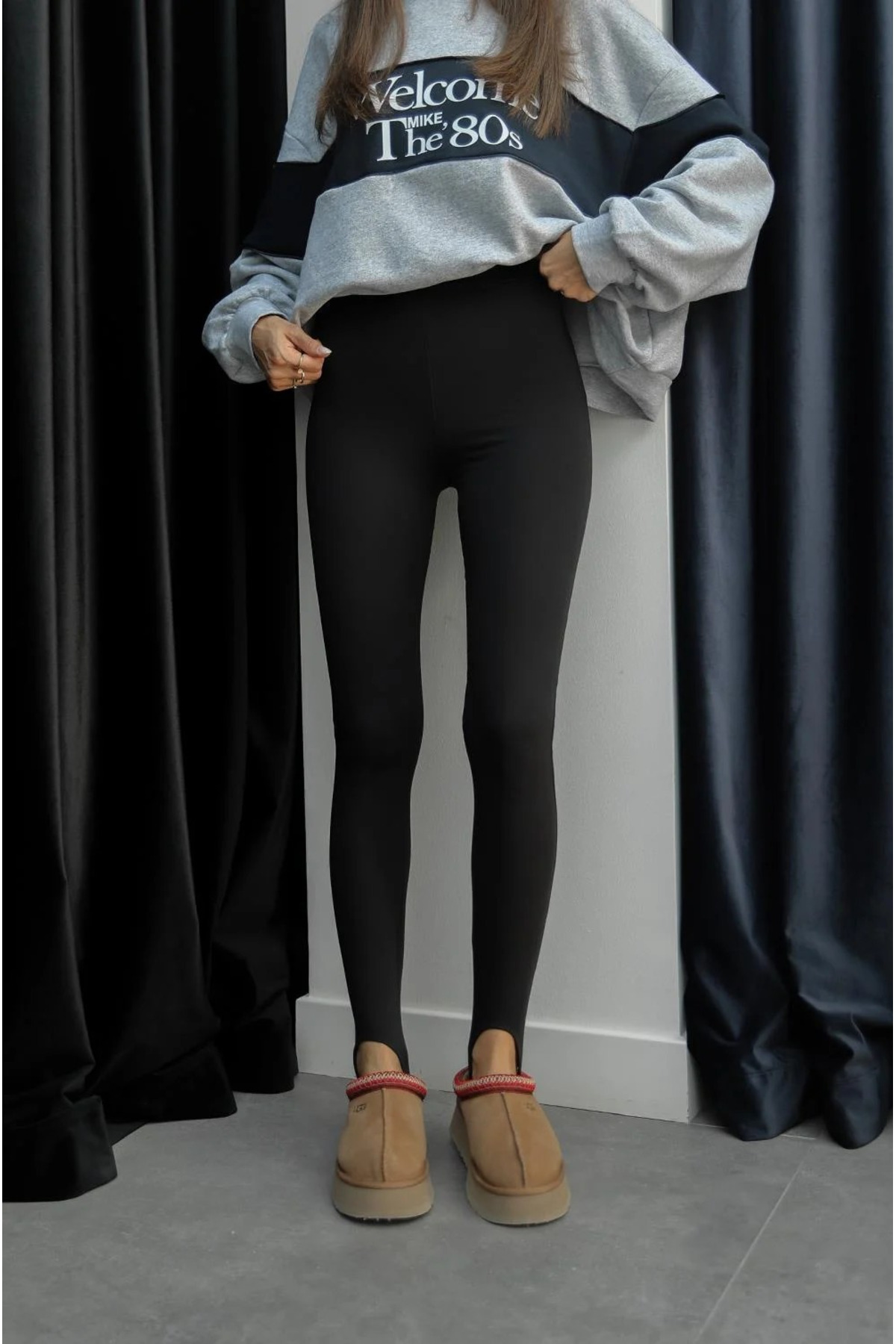 My Blog Schwarze Overknee-Strumpfhose - 251159