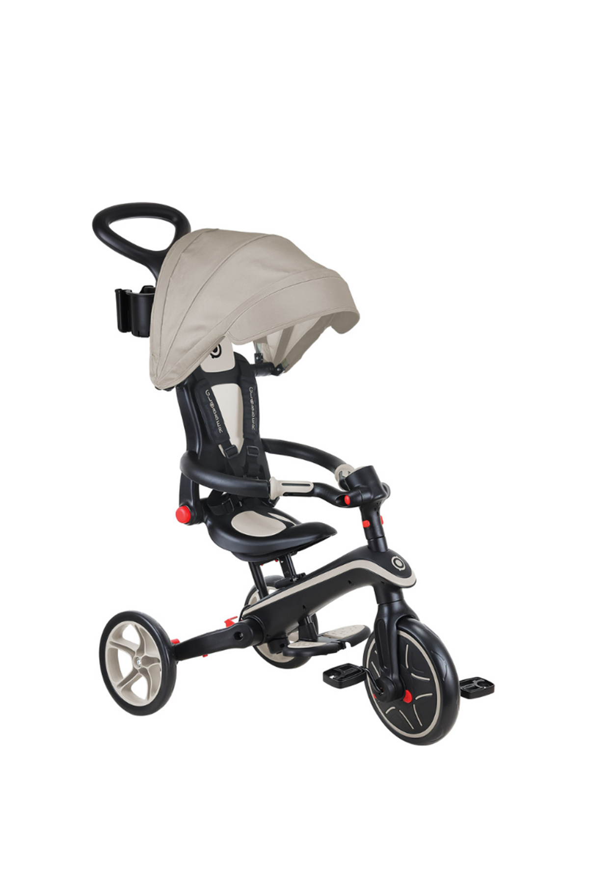 Globber Explorer 4in1 Koyu Bej Katlanabilir Çocuk Bisikleti