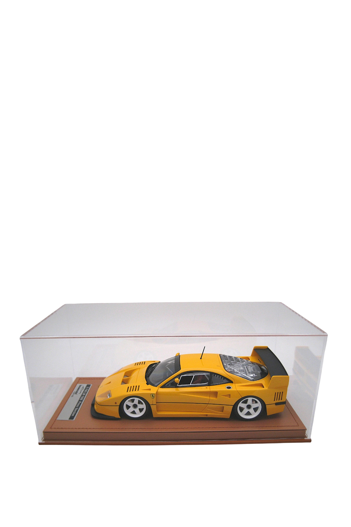 Tecnomodel 1996 Ferrari F40 LM Press Yellow Modena Model Araba