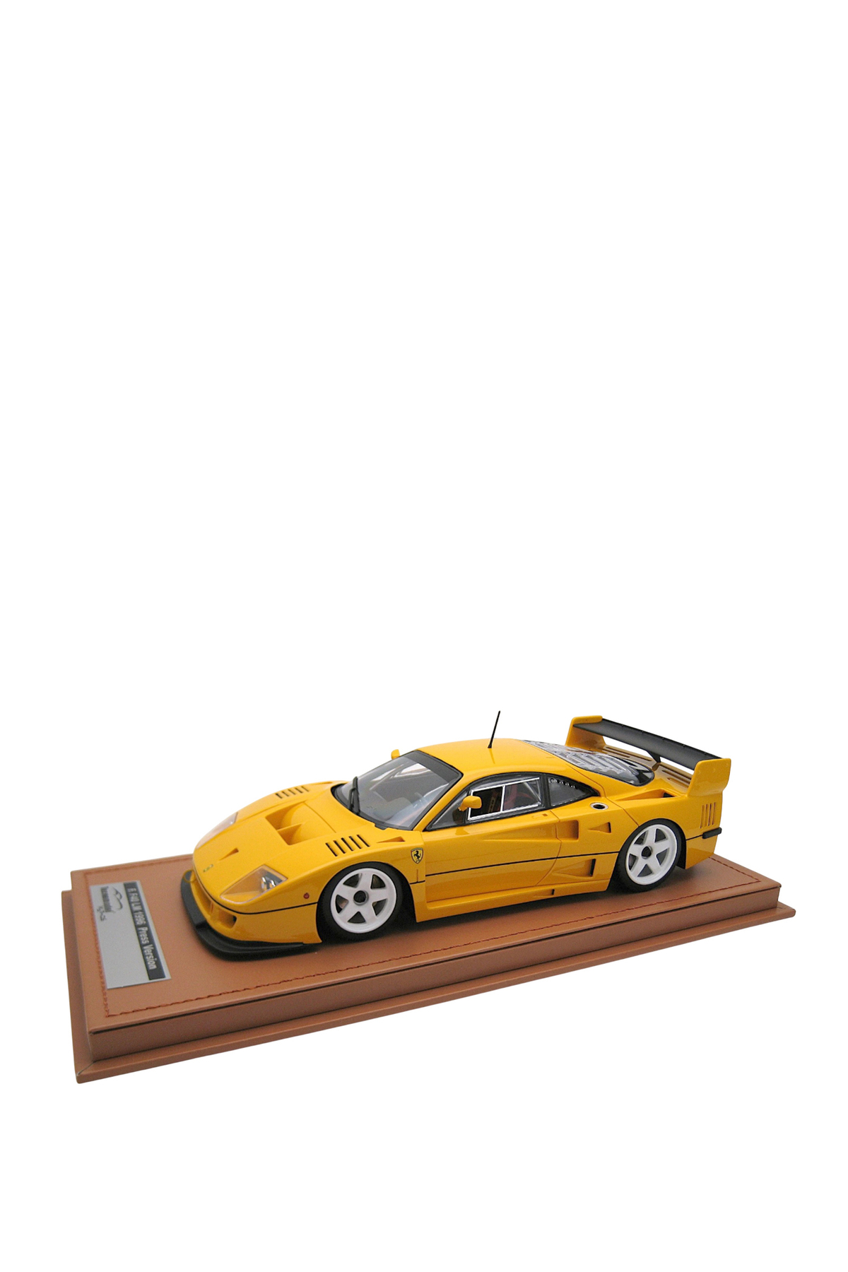 Tecnomodel 1996 Ferrari F40 LM Press Yellow Modena Model Araba