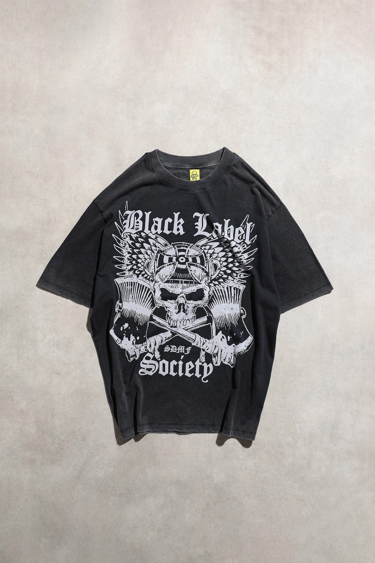 Overdrive Black Label Society Rock Skull Unisex Oversize Siyah