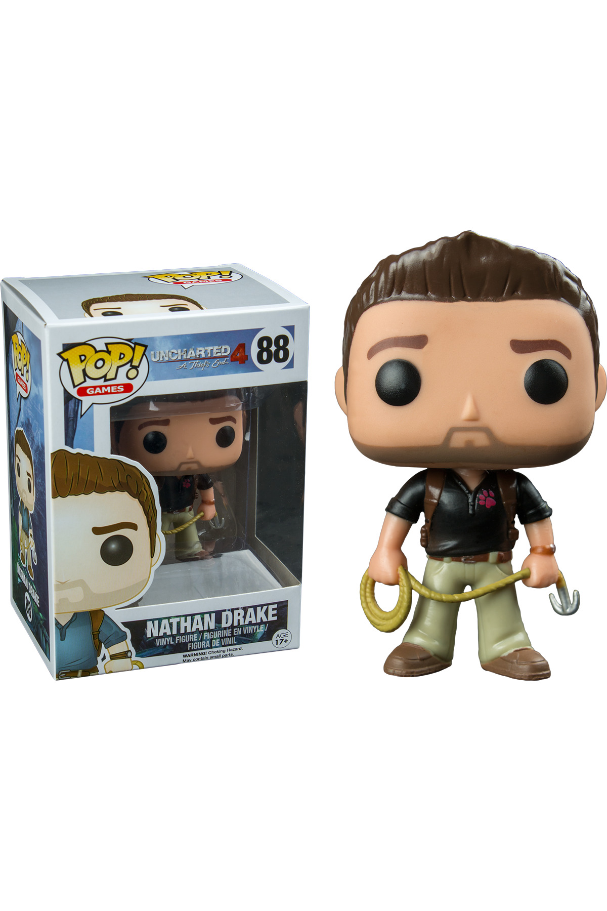 FUNKO POP！アンチャーテッド4 #88 ネイサン・ドレイク Funko Pop! Vinyl: Uncharted 4 Nathan Drake ( Dog shirt