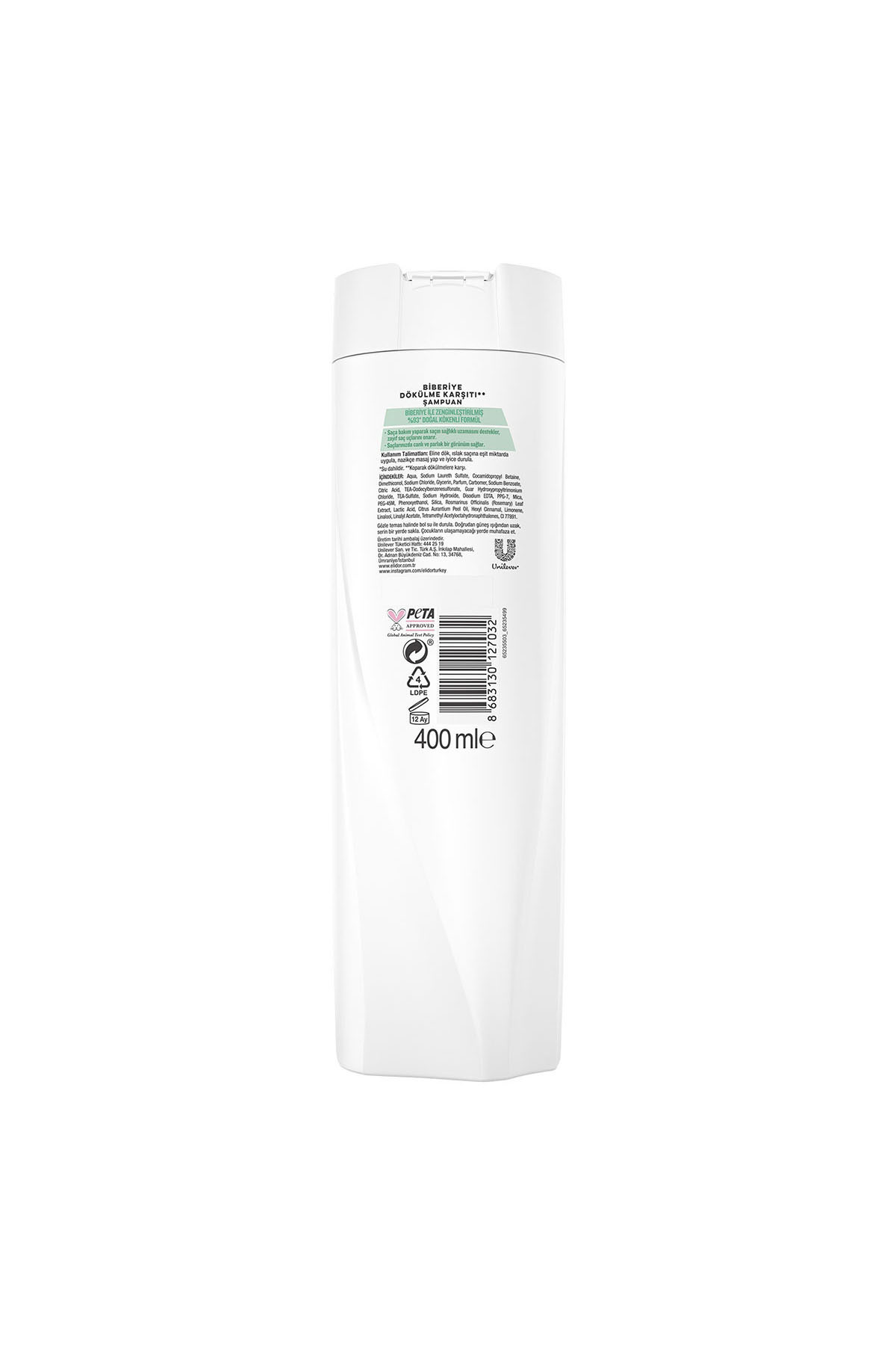 Şampuan Biberiye Dökülme Karşıtı 400 ml x3 — SET.UNİ.10341 — تصویر 8 از 8