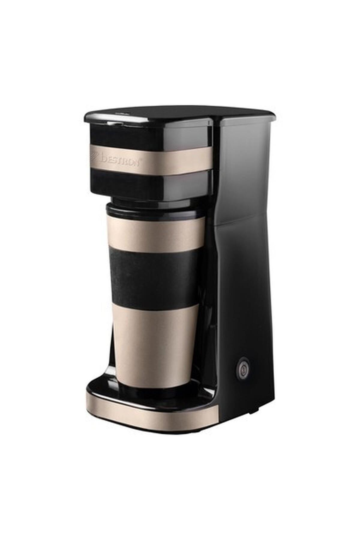 bestron Yalıtımlı Kahve Makinesi 750W, Kompakt, 420ML, Filtreli, Açık Bej Renk