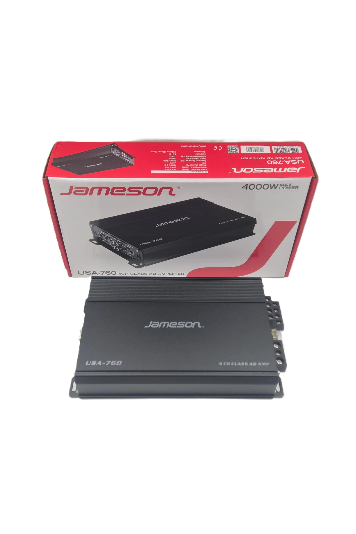 Jameson Amfi - 4000w 4 Kanallı Ses ve Bass Anfisi - USA-760 Amfi