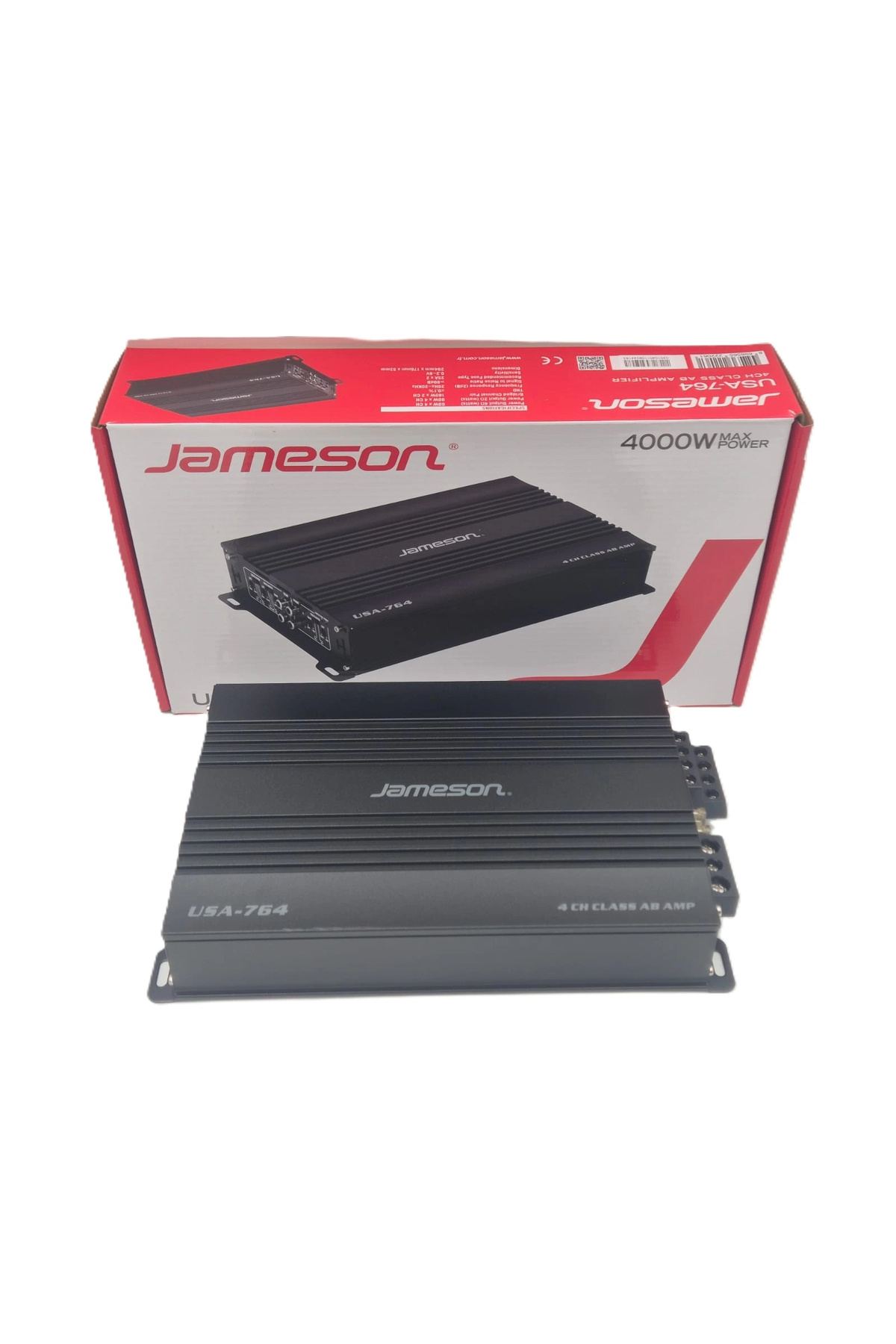 Jameson Amfi - 4000w 4 Kanallı Ses ve Bass Anfisi - USA-764 Amfi