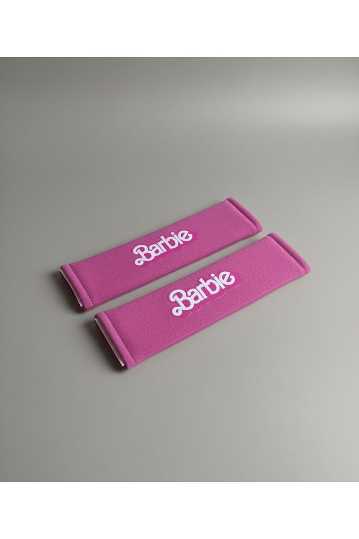 sahmeran oto aksesuar 2'li Oto Koltuğu Emniyet Kemeri Pedi Araç Seyahat Kemer pedi pembe barbie