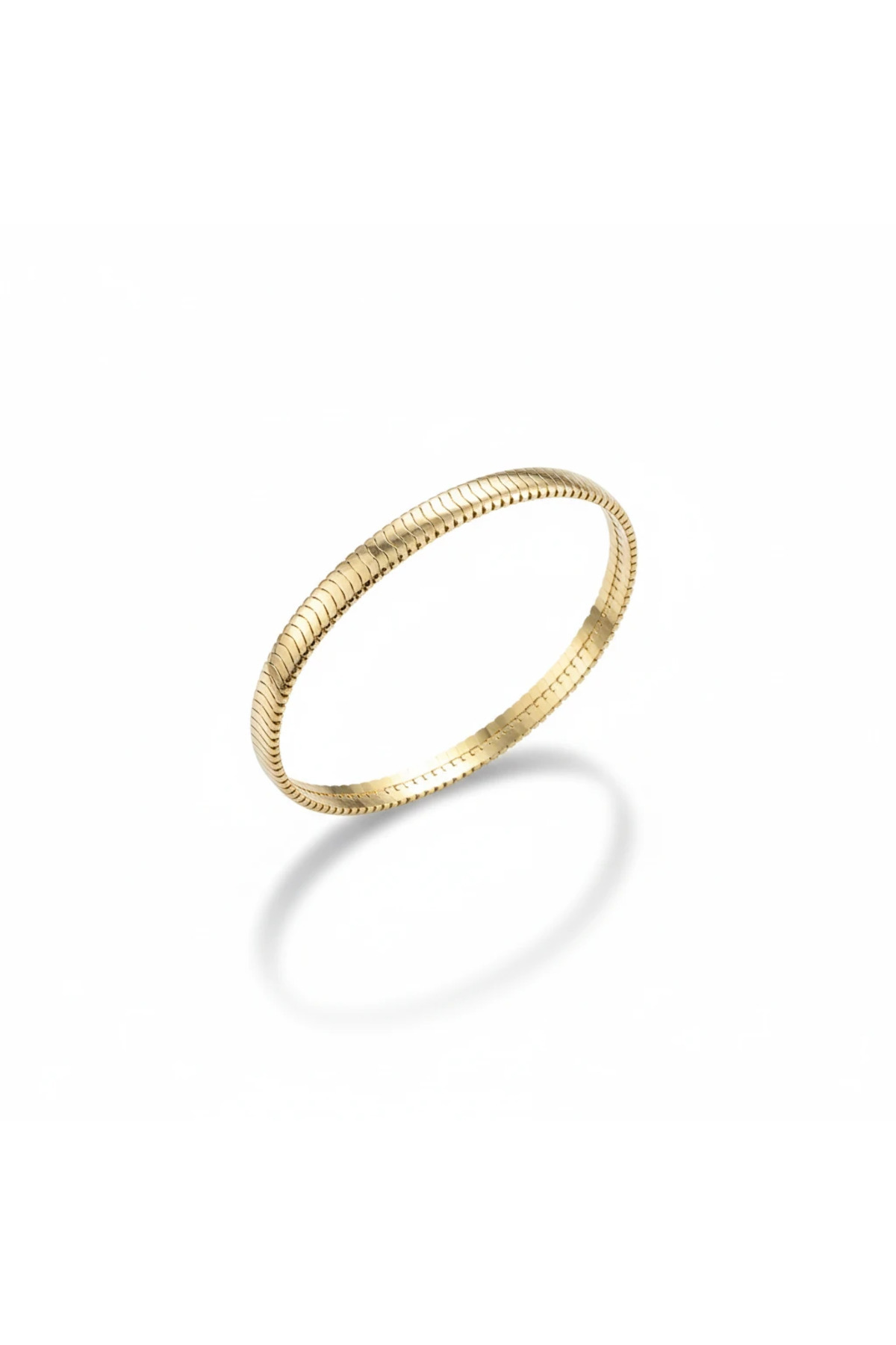 NİSERAJEWELLERY Nisera Yassı Balık Sırtı Altın Kelepçe