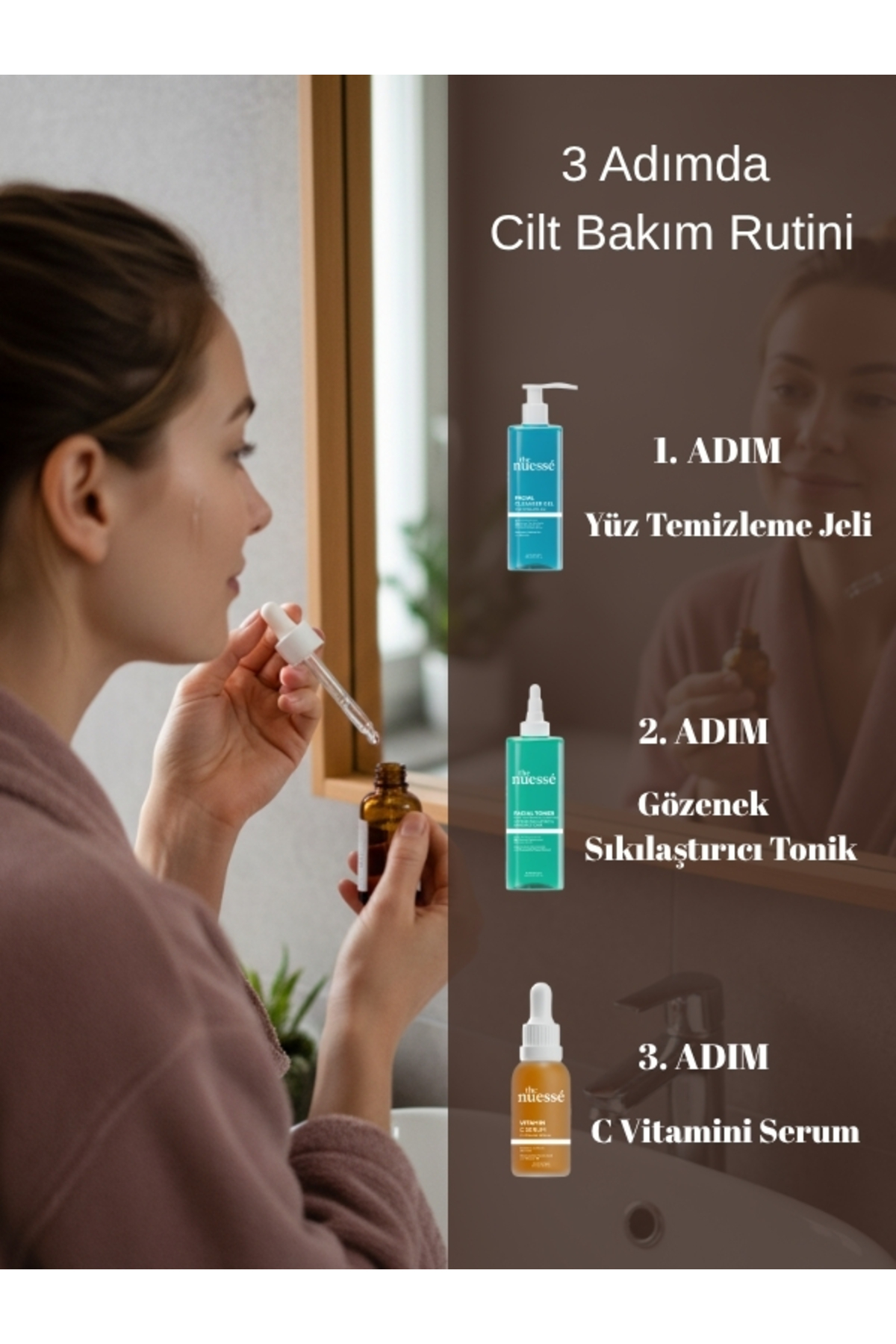 Nemlendirici Yüz Temizleme Jeli, Panthenol, Sodium PCA, Kuru ve Hassas Cilt , Yeşil Çay Özlü 200 ml — AE291023EA — تصویر 4 از 4