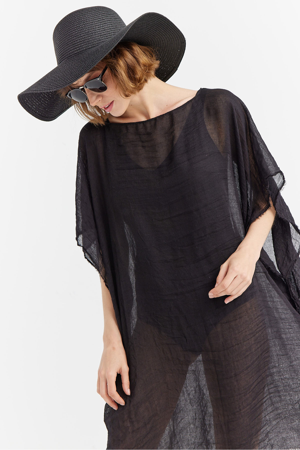 PAULMARK Kadın Düz Renk Pareo