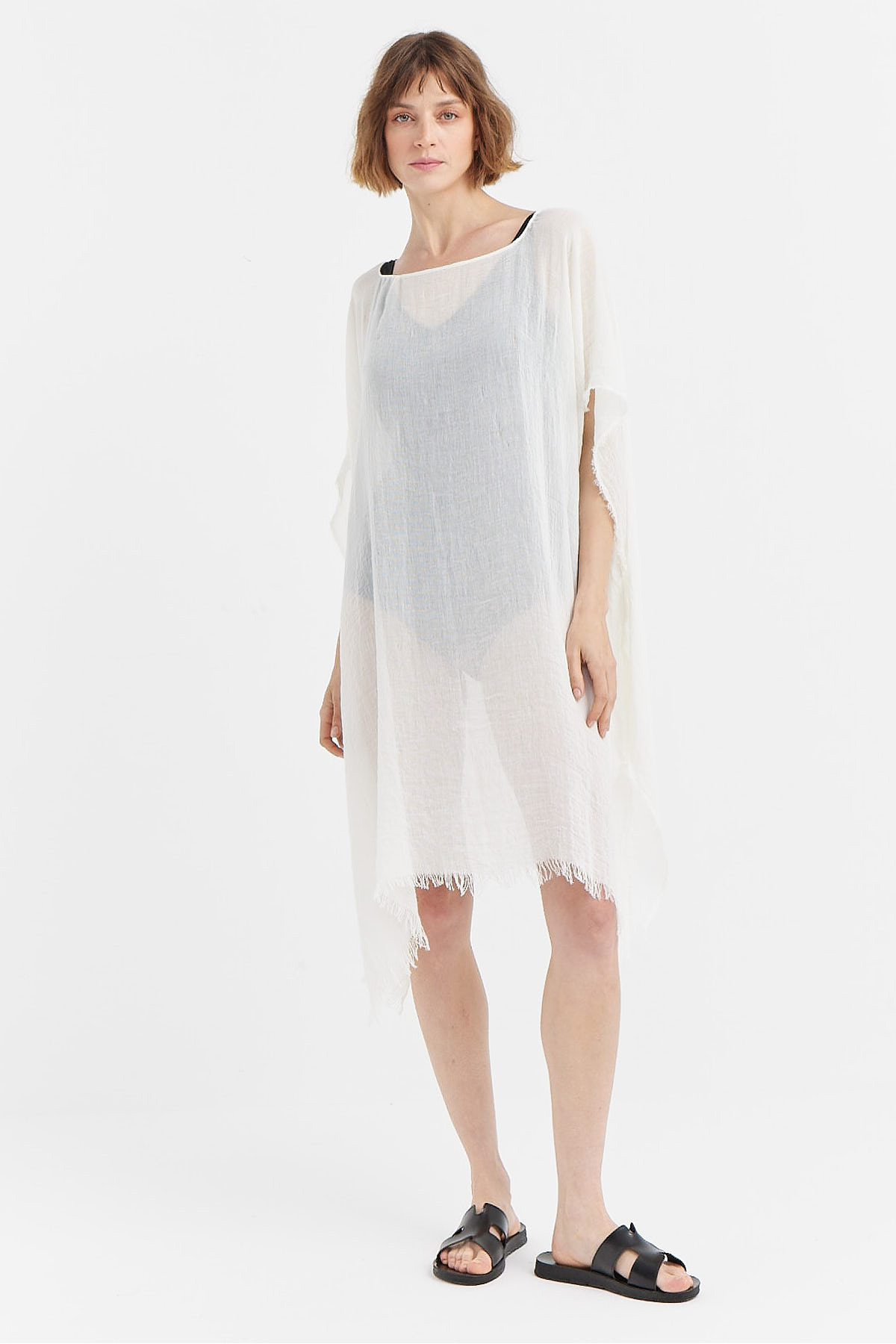 PAULMARK Kadın Düz Renk Pareo