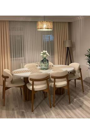 SEZBİL YEMEK ODASI MASA TAKIMI BOHEM TAKIM AHŞAP MASA TAKIMI AHŞAP SANDALYE