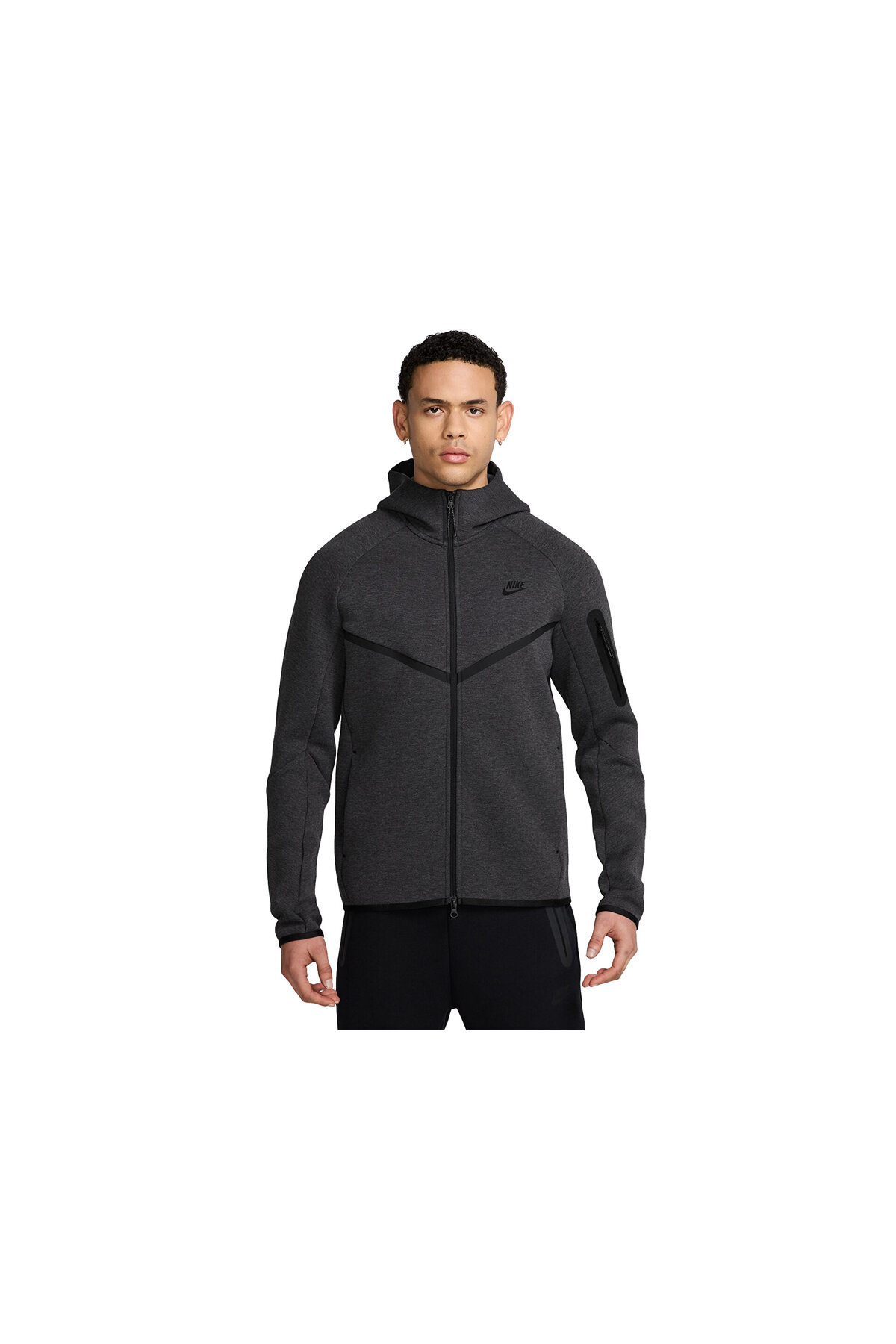 کاپشن راحتی مردانه هودی تمام زیپ M Nk Tech Fleece نایکی کت Nike