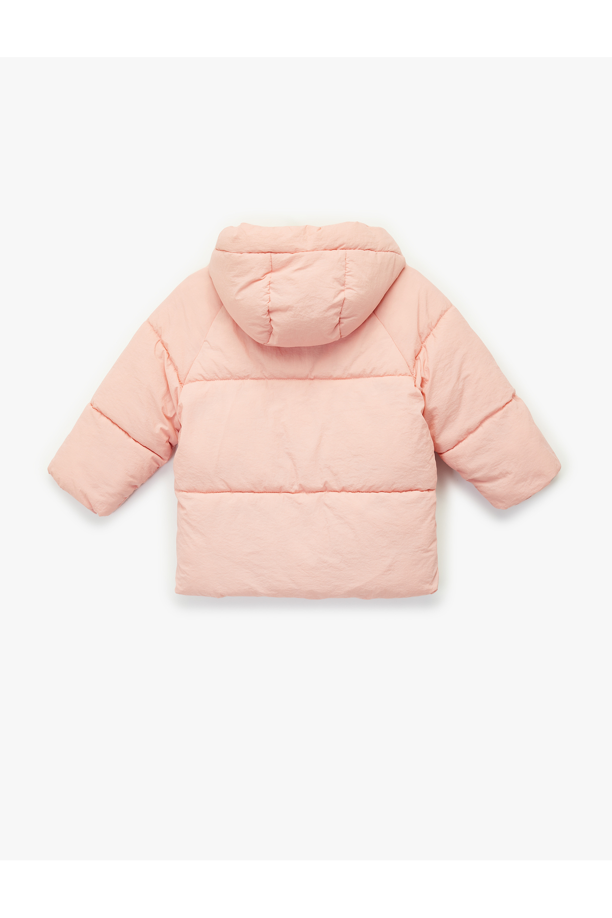 Koton Kapşonlu Cepli Uzun Kollu Fermuarlı Şişme Mont fotoğrafı 2 (önizleme)