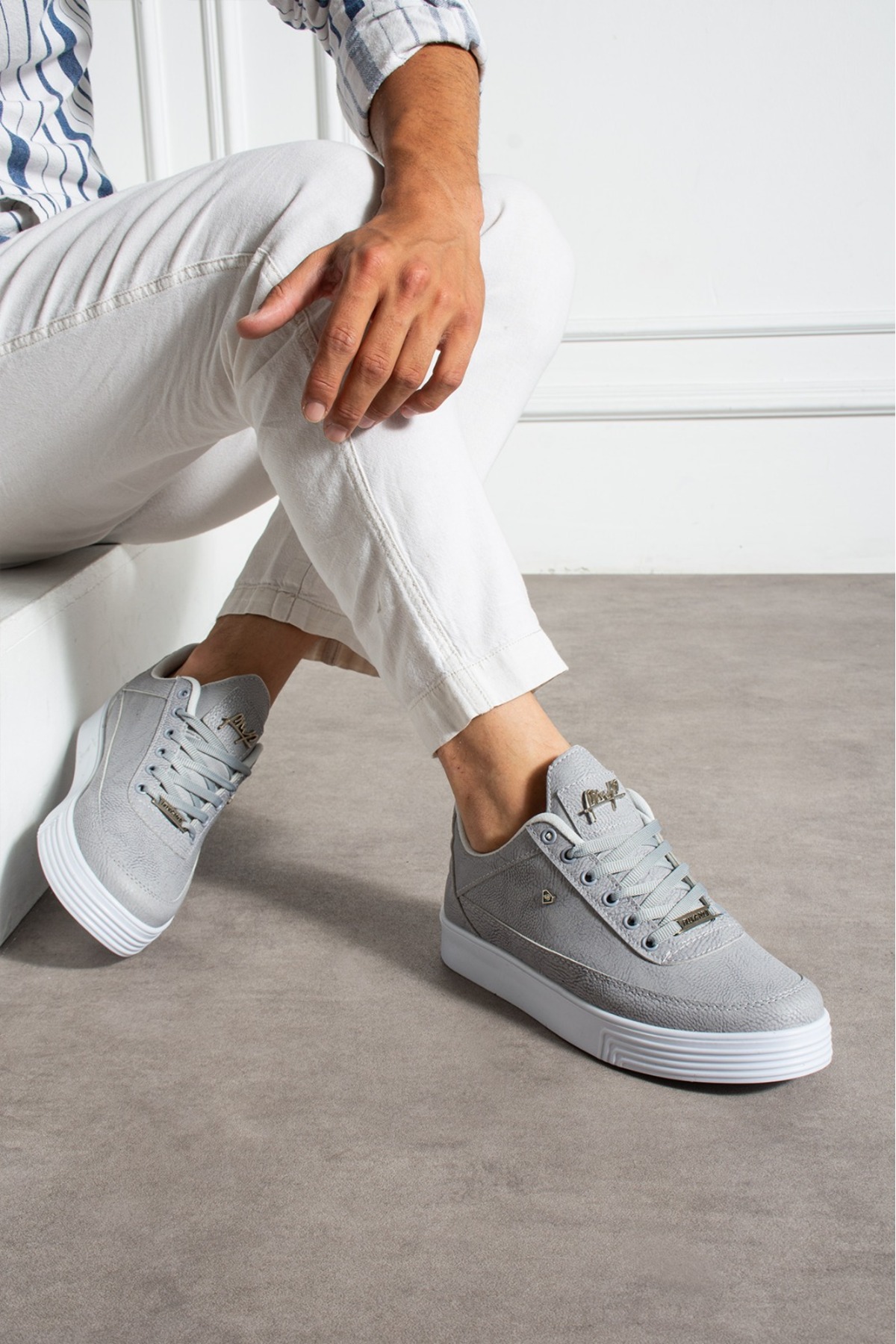 FİLLİNG POLO  Buz Beyaz 011 Erkek Sneaker günlük ayakkabı - Görsel 4