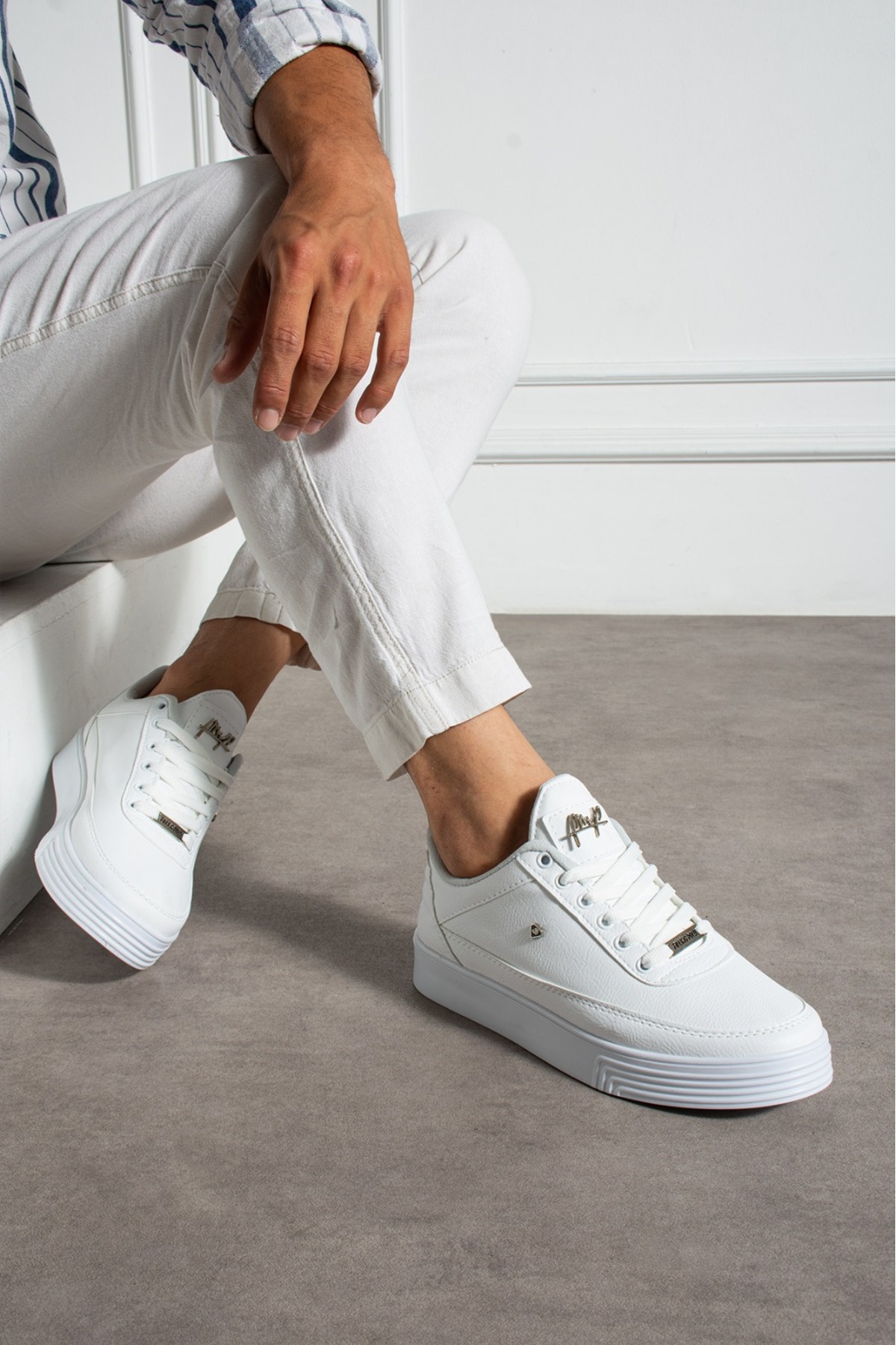 FİLLİNG POLO Beyaz 011 Erkek Sneaker günlük ayakkabı görsel 3