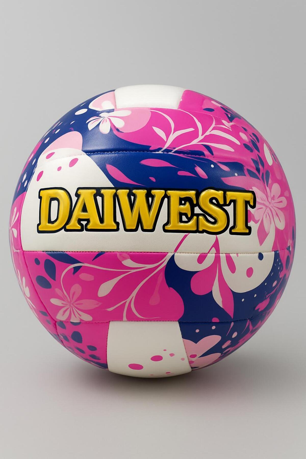 Libra DAWEISI 5 Numara Çiçek Desenli Voleybol Topu – Yumuşak Dokulu Renkli Top