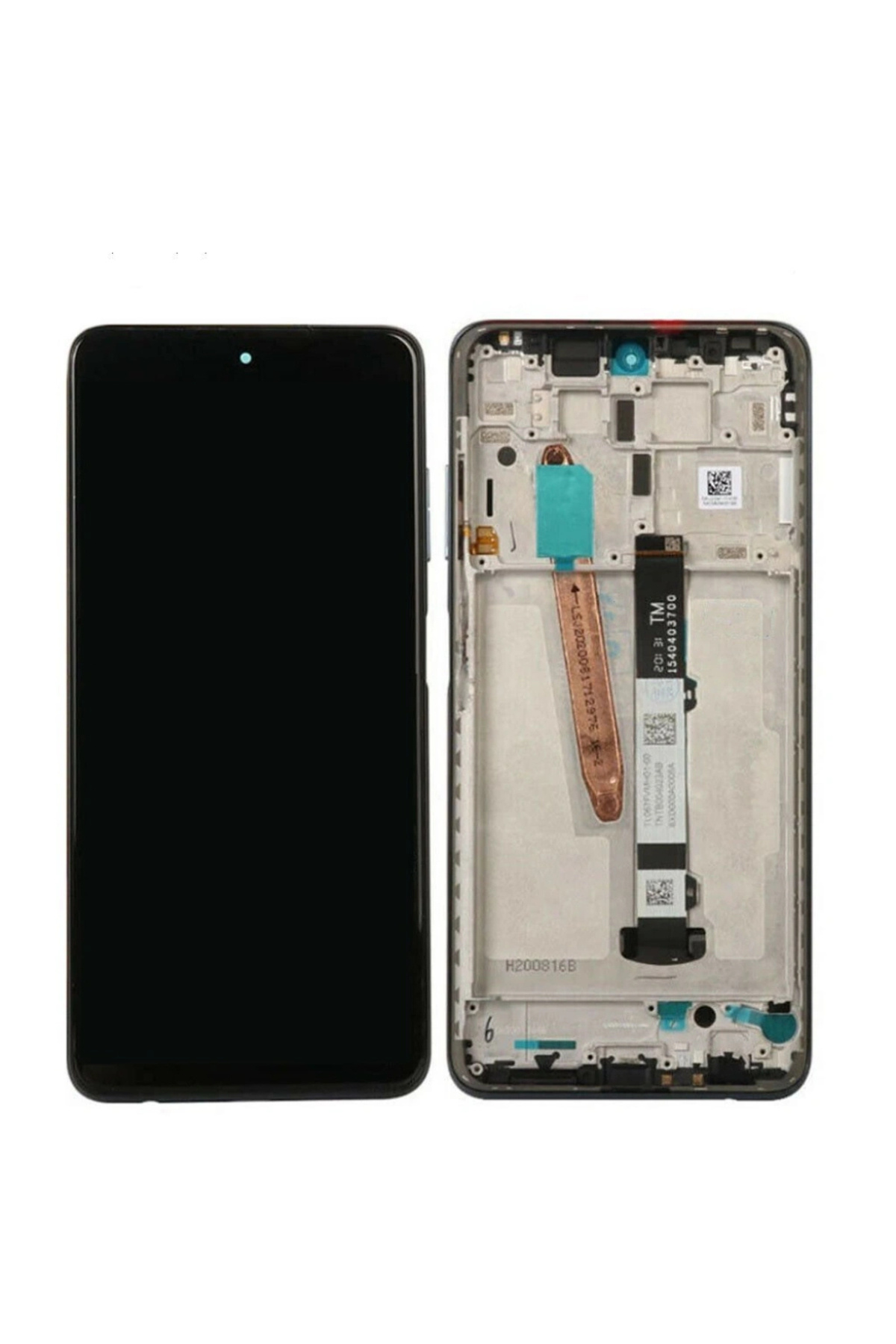 Parça Bankası Xiaomi Uyumlu POCO X3 NFC Lcd Ekran Dokunmatik Siyah Çıtalı