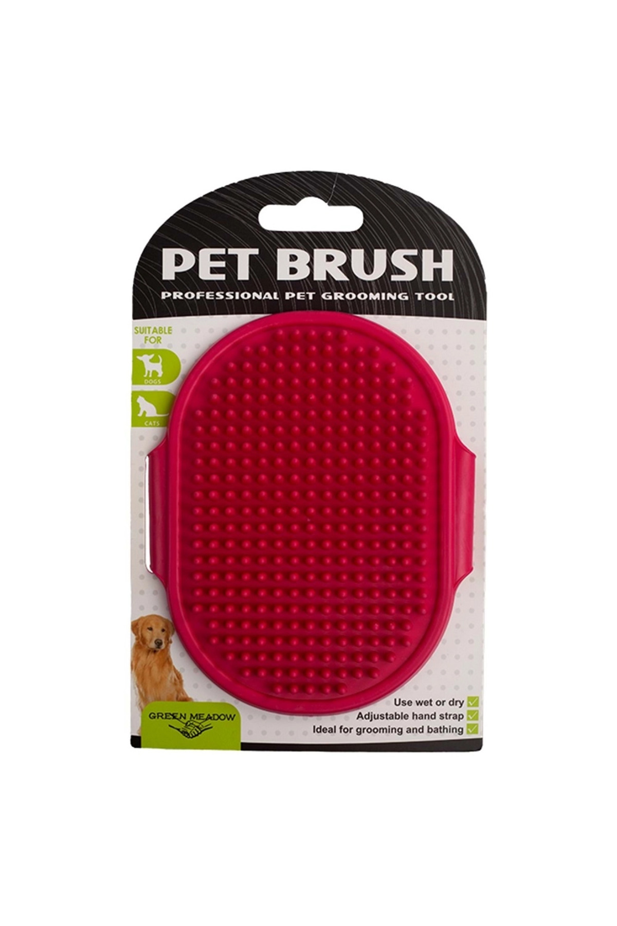 Yingte Silikon El Tarak 92625-09: Köpek Kedi İçin Tüy Toplama, Masaj ve Yıkama Fırçası