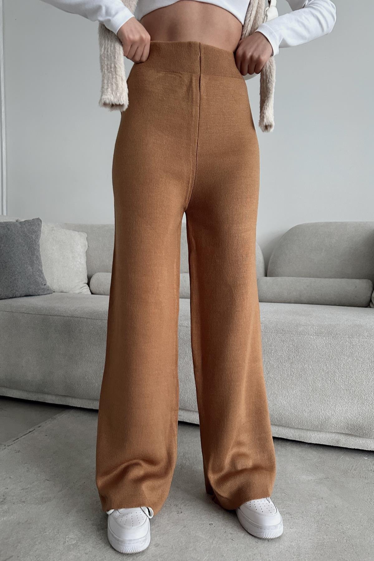 Merino Textured Knitwear Pants