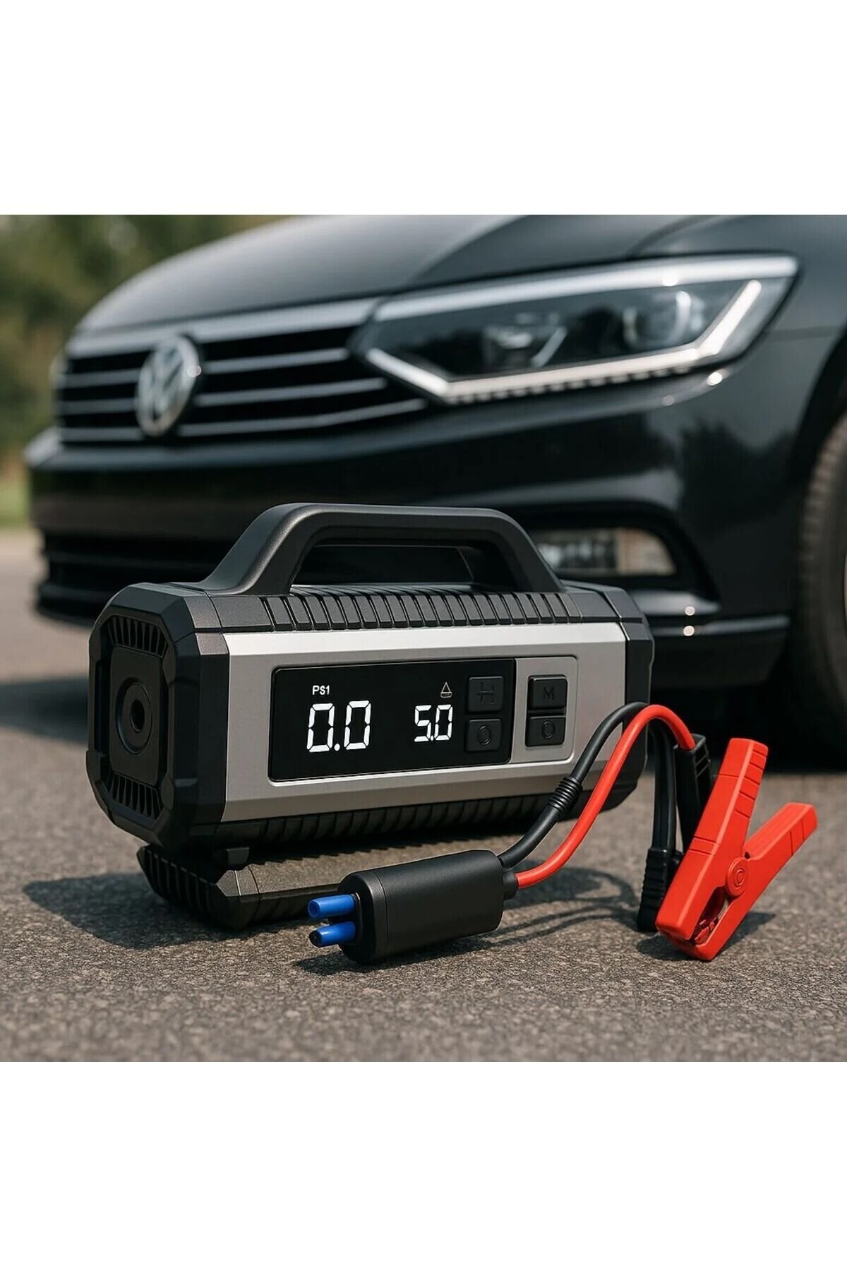 Aırstorr Yesido VC13 5in1 Araç Akü Acil Durum Takviye Güç Kaynağı Hava Kompresörü 12V 150W 10000mAh