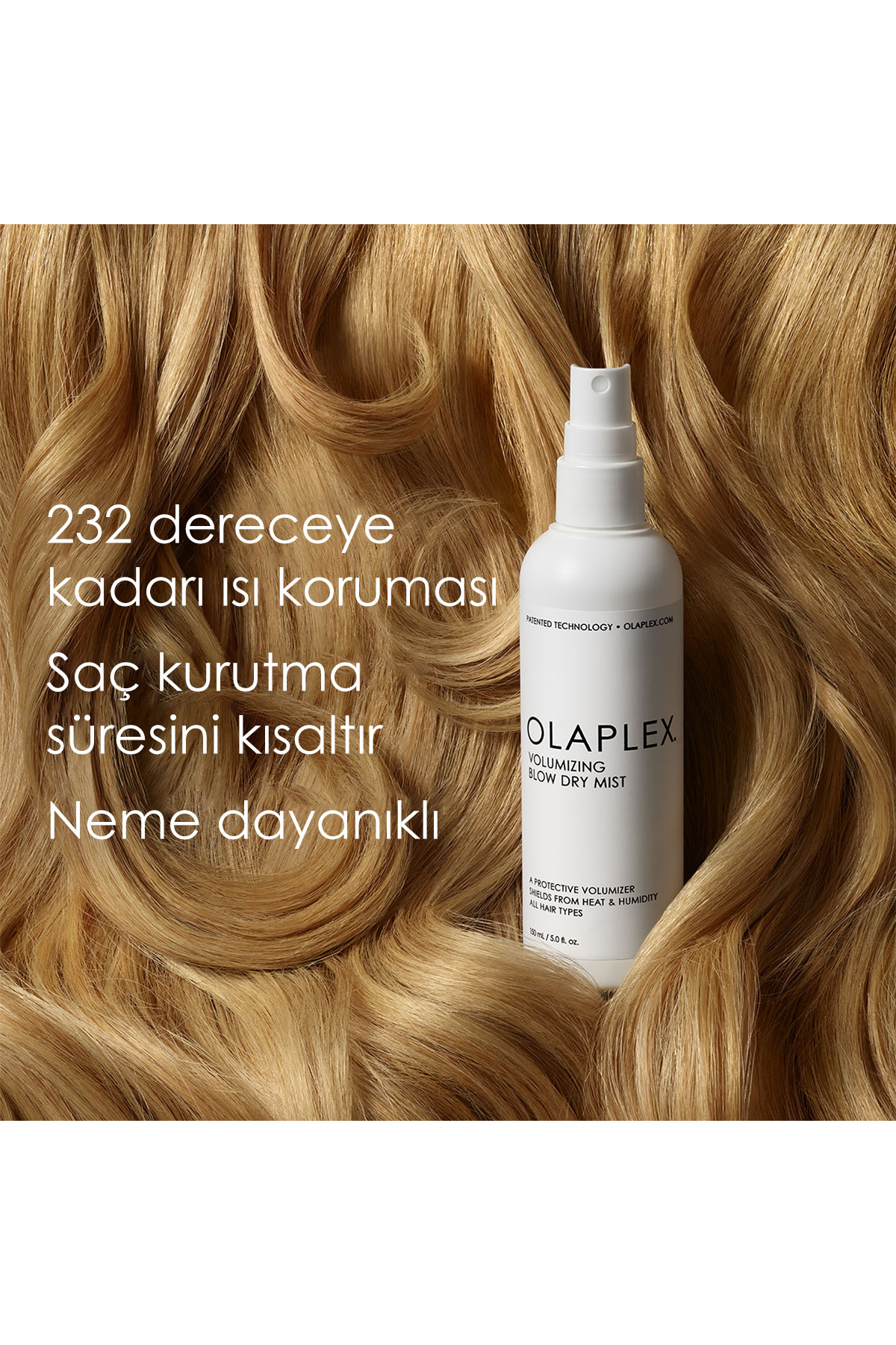 Volumizing Blow Dry Mist - Isıya Karşı Koruyucu, Hacim Veren Saç Spreyi 150ml — 5003049549 — تصویر 3 از 9
