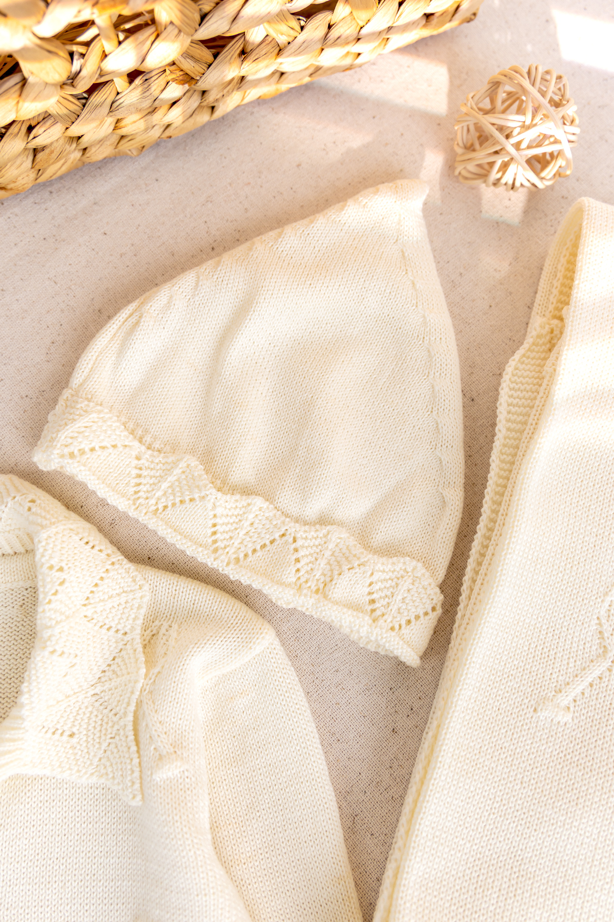 Babymod Triko Kız Bebek Hastane Çıkışı Hediyelik Bebek Seti fotoğrafı 3 (önizleme)