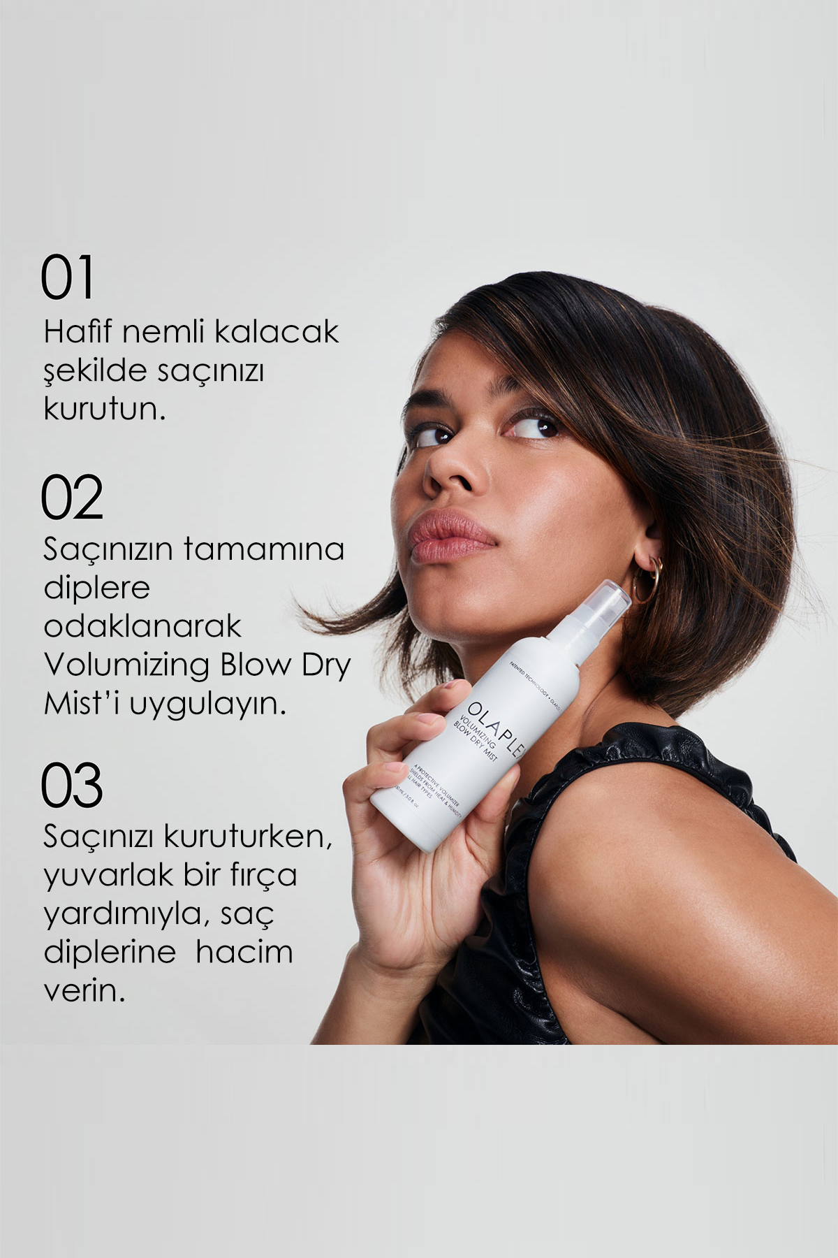 Volumizing Blow Dry Mist - Isıya Karşı Koruyucu, Hacim Veren Saç Spreyi 150ml — 5003049549 — تصویر 6 از 9