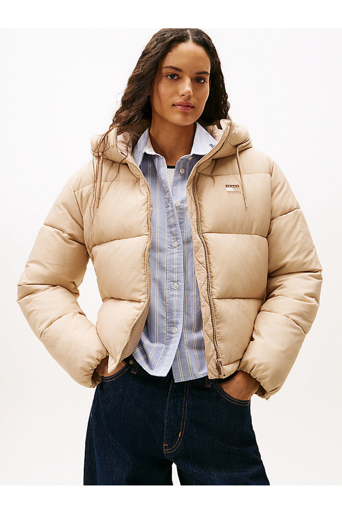 Tommy Hilfiger Tjw Hooded Puffer Ja, Guq