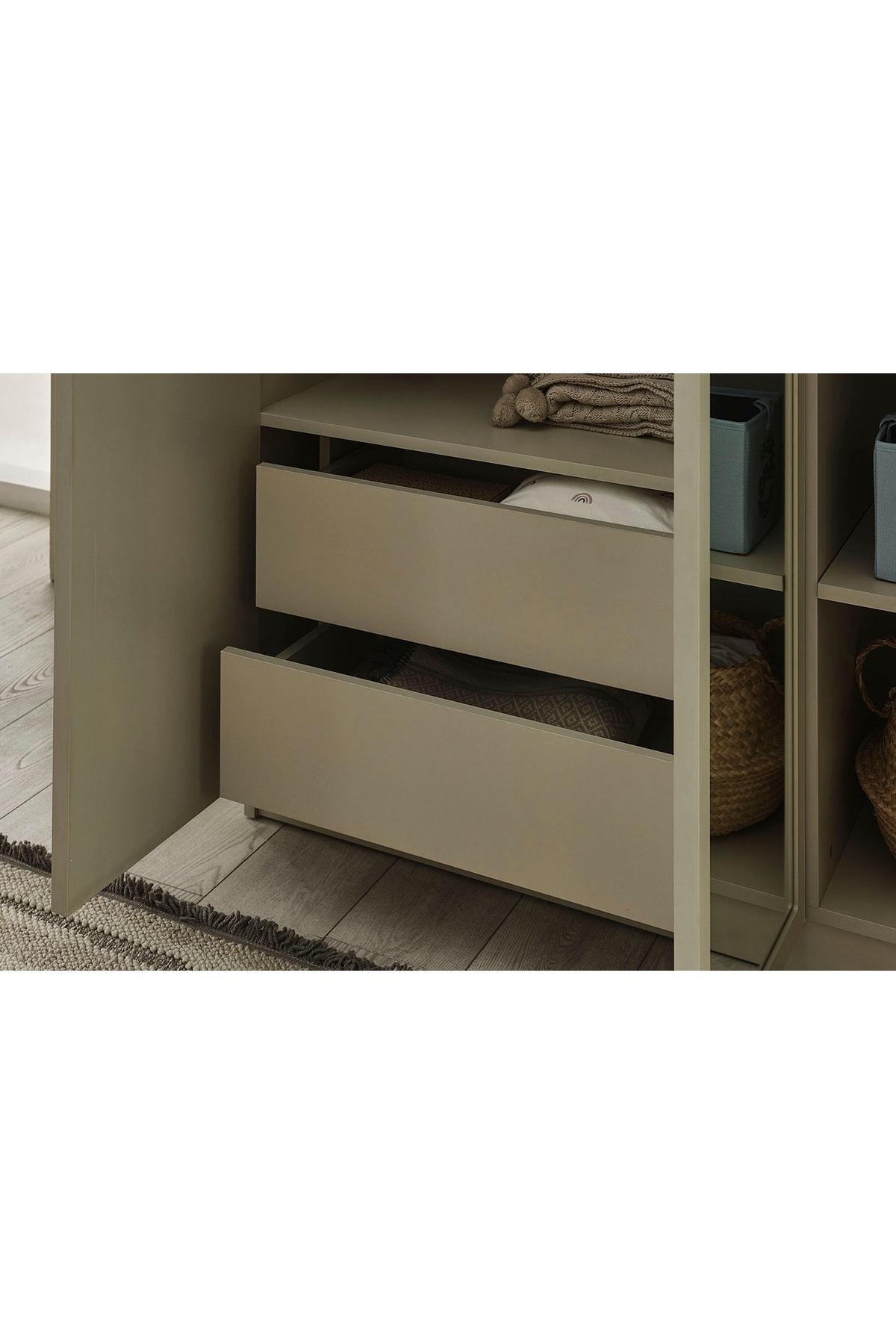 Vivense Capra Bohem Genç Odası Gardırobu, 3 Kapaklı fotoğrafı 5 (önizleme)