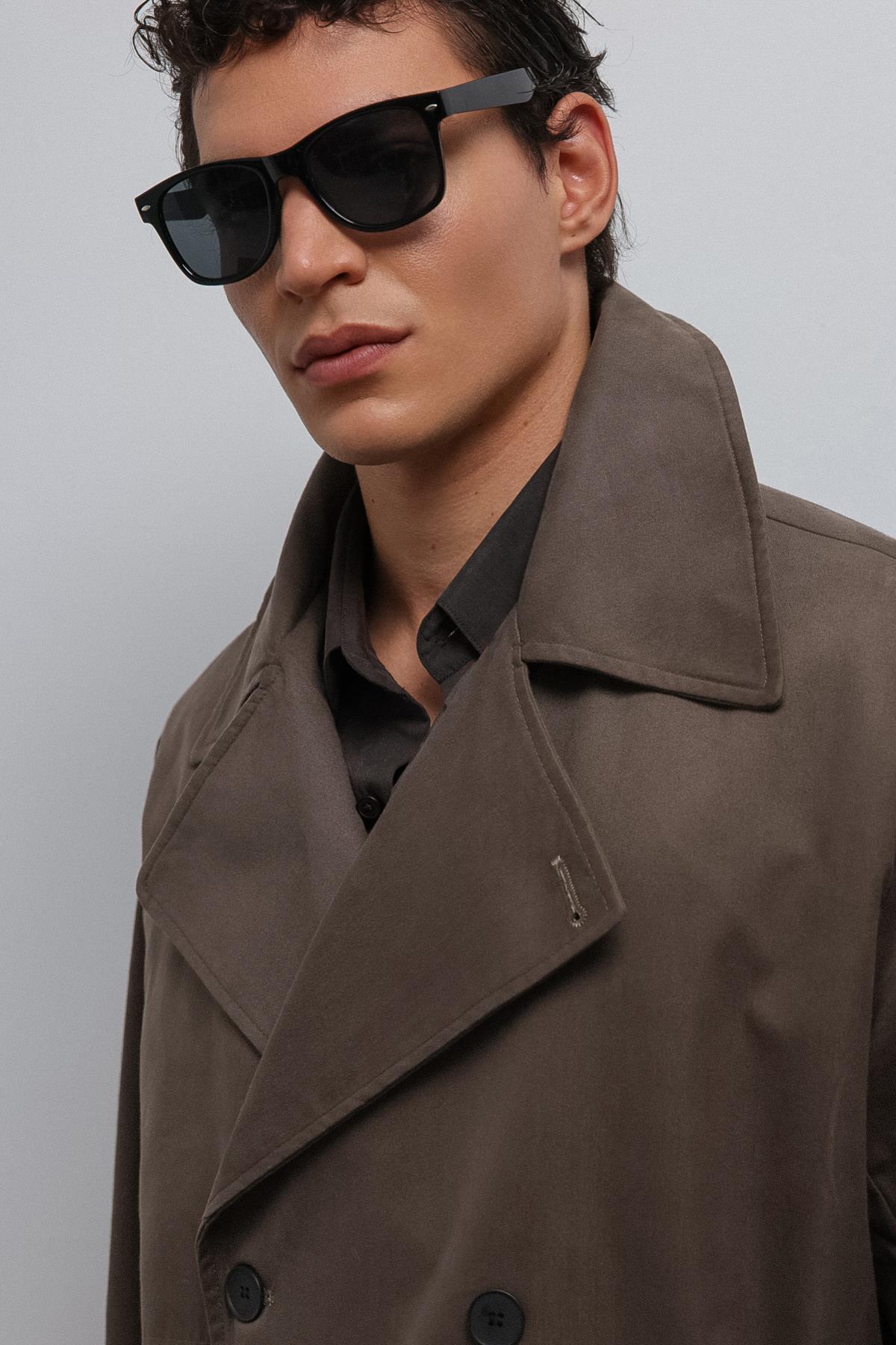 Antioch  Açık Kahve Relax Fit Erkek Trençkot - Görsel 4