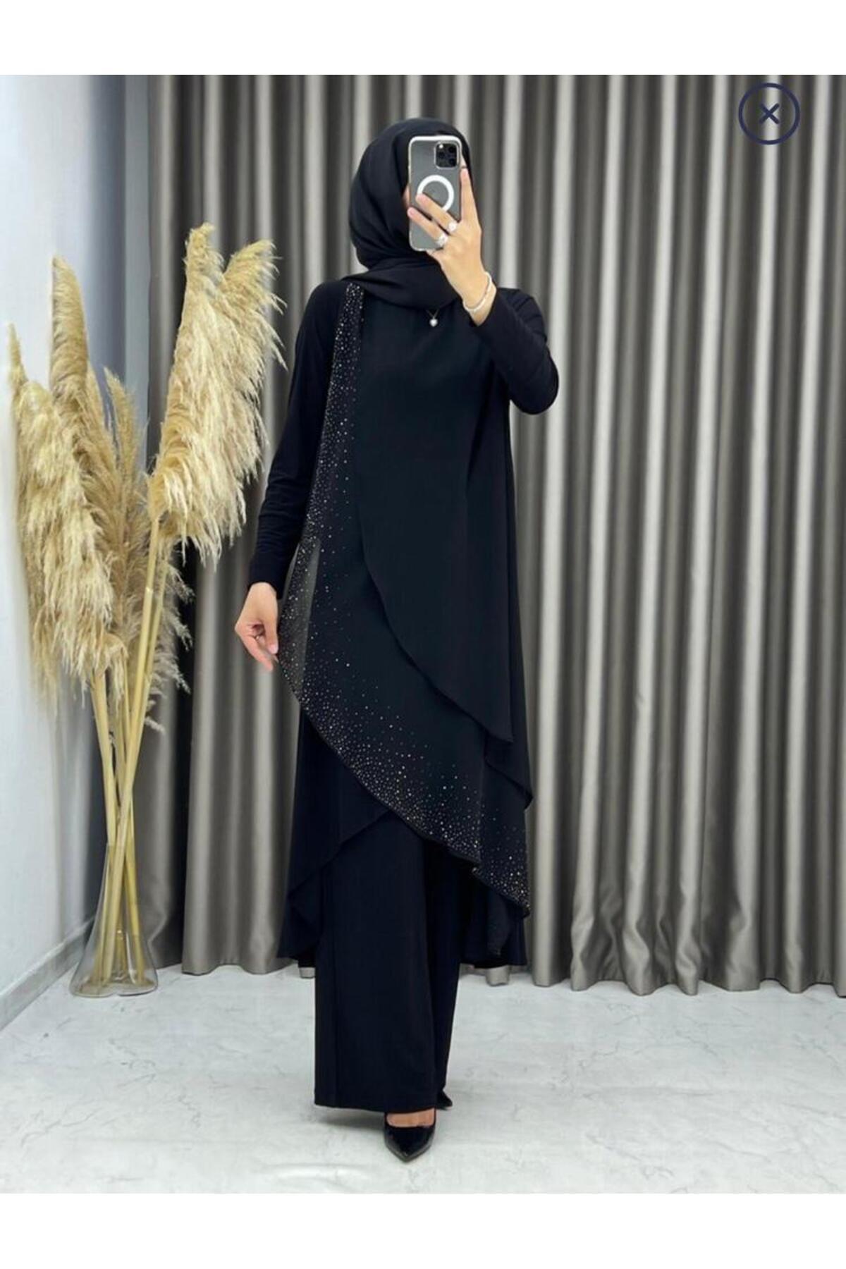 Elony Fashion Kadın Şevval Abiye Takım