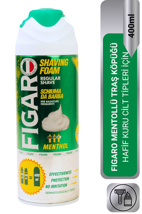 Figaro Tıraş Köpüğü Menthol 400 ml