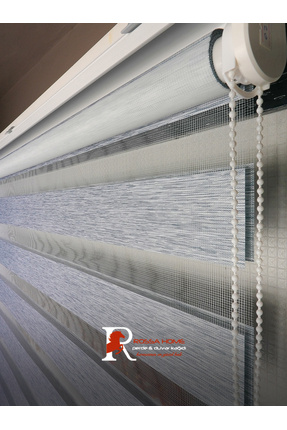 Rossa Home Concept Ithal Bambu Gri Bambu Stor Zebra Perde Etek Dilimsiz