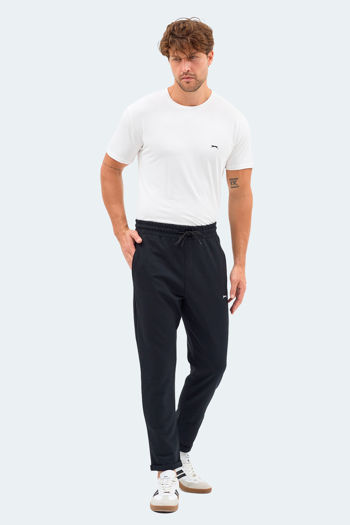 Slazenger  MADOC Erkek Siyah Eşofman Altı - Görsel 7