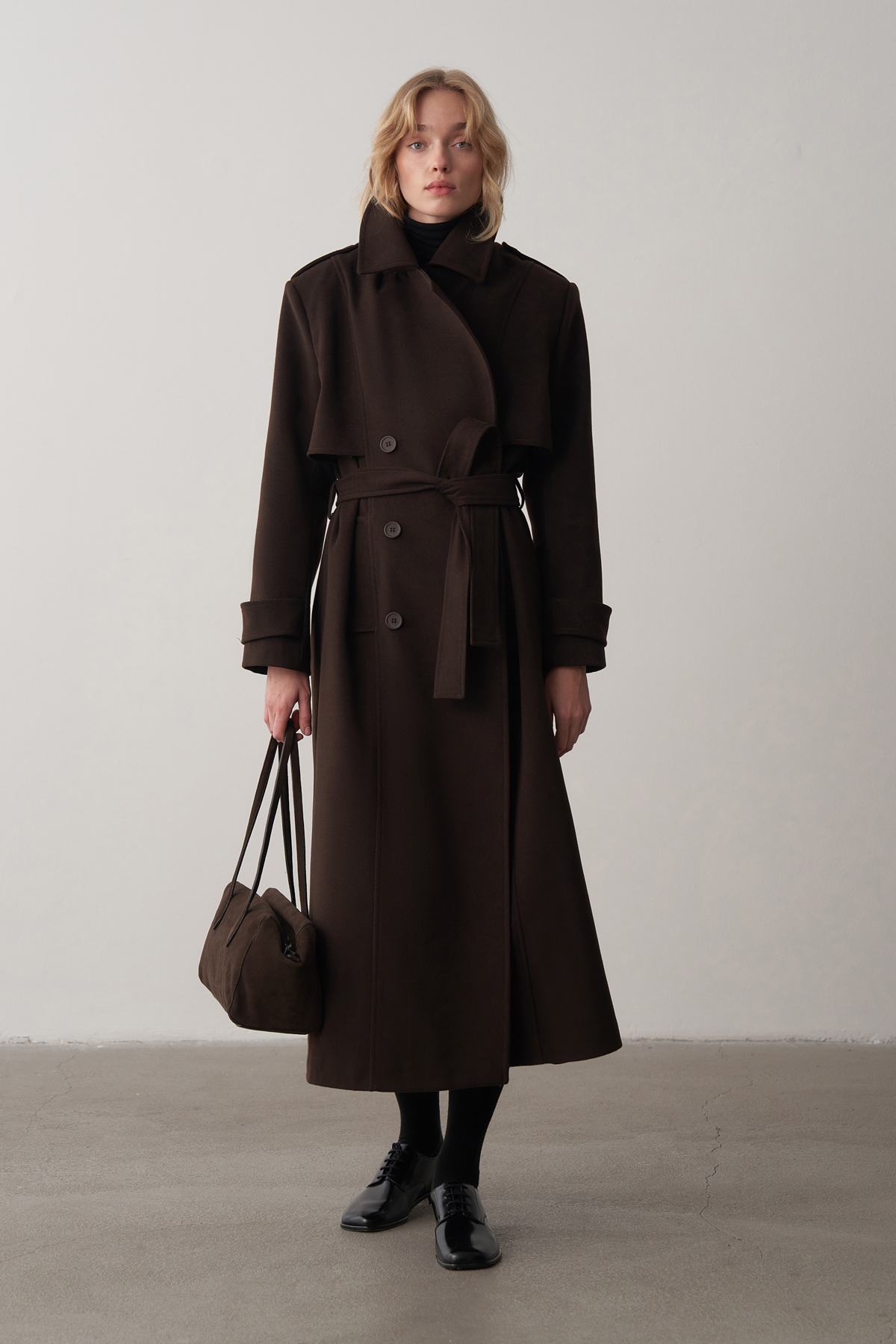 Mathilda Store  Acı Kahve Andrea Private Edition Kaban - Görsel 3