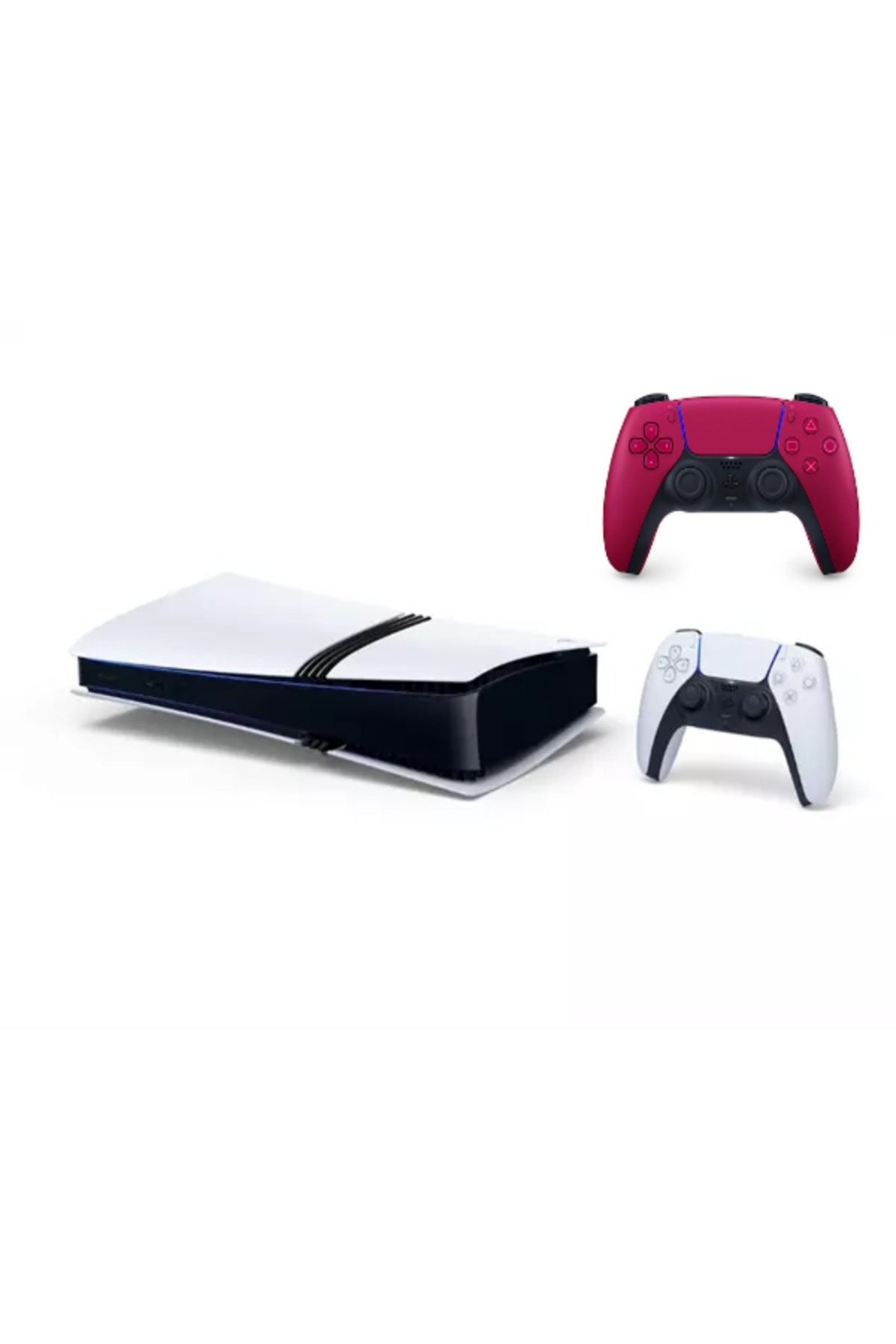 Sony Playstation 5 Pro 2TB + KIRMIZI Dualsense kol CFI-7121 EN
