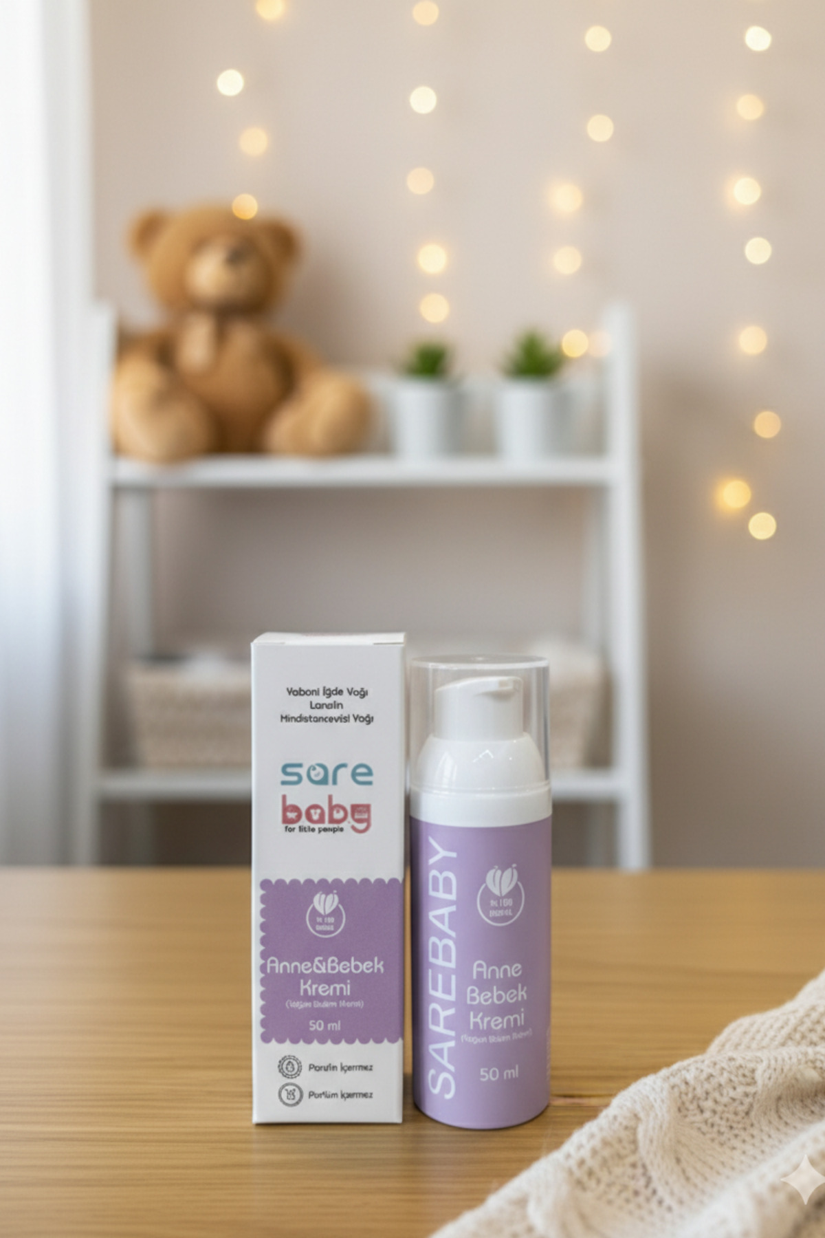 Lanolin Göğüs Ucu Bakım Kremi %100 Doğal 50ml Yabani İğde Yağı Etkili — 9903