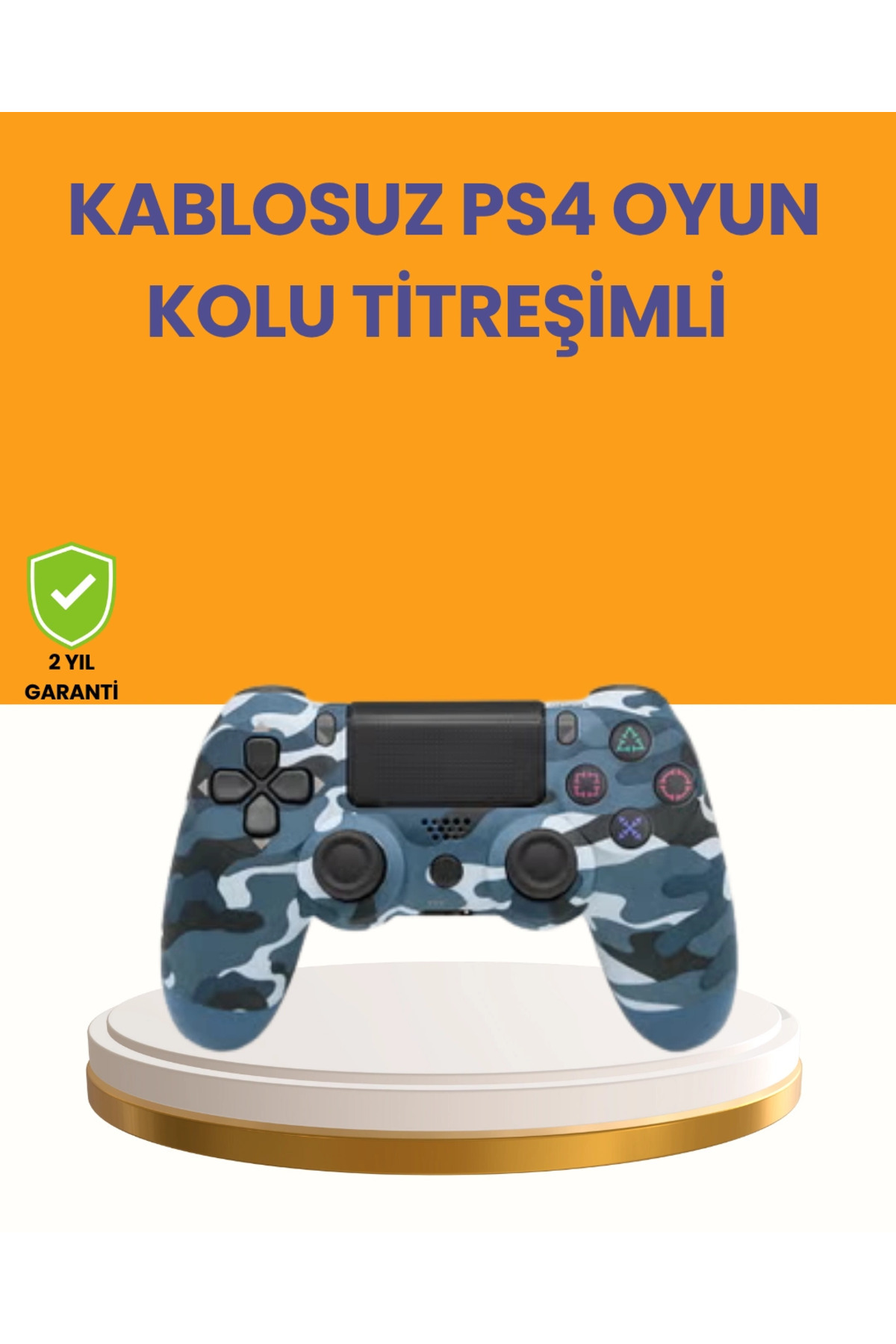 Lisinya BFS PS4 Kablosuz Oyun Kolu Gecikmesiz Bağlantılı Ergonomik Tasarımlı