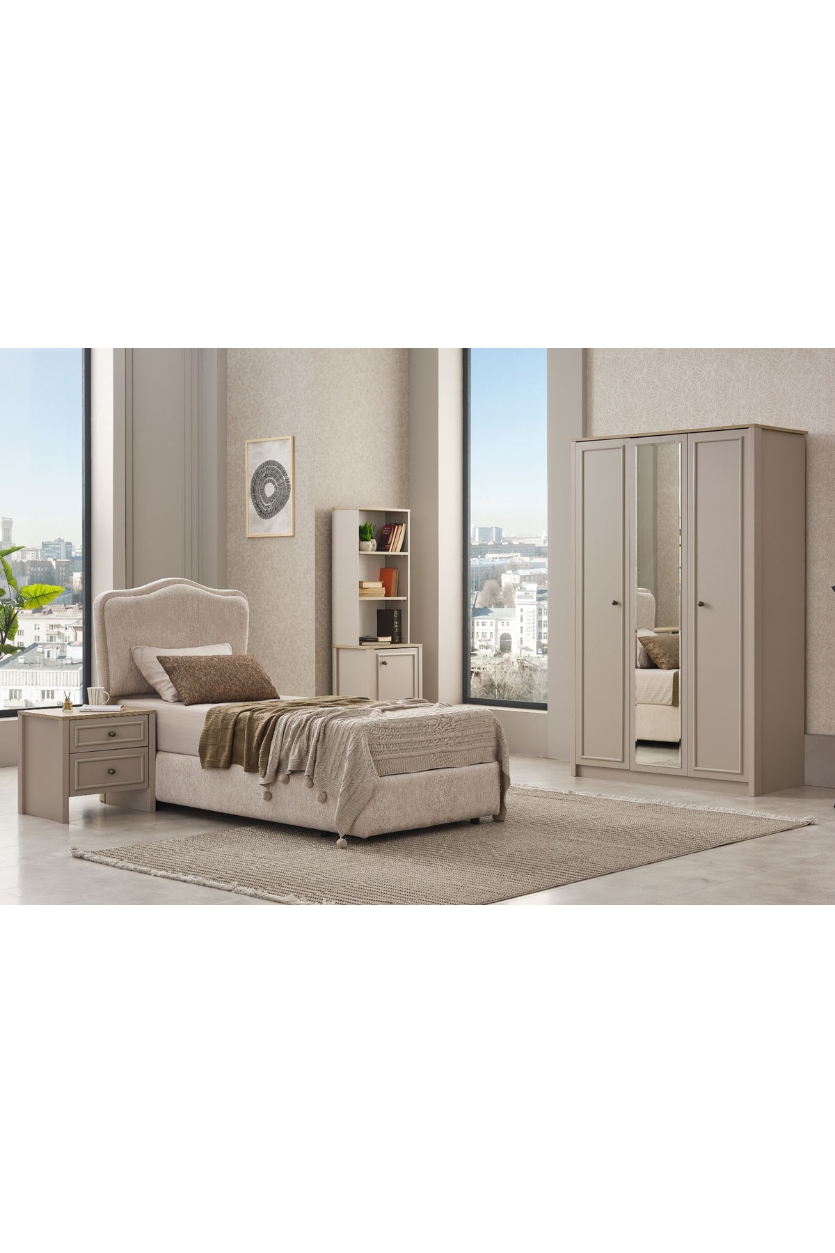 Vivense Ravon Gardırop, 3 Kapaklı fotoğrafı 3 (önizleme)