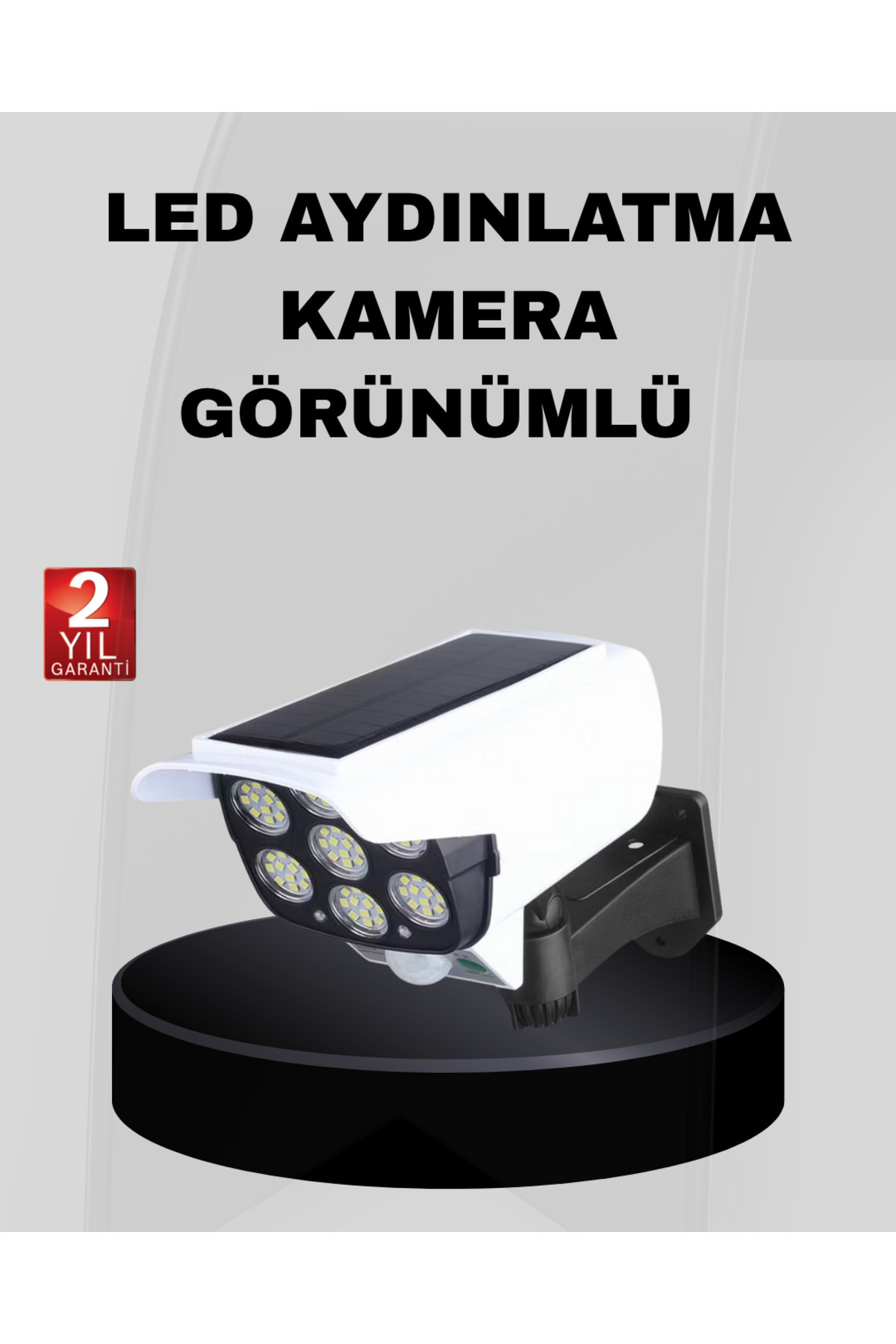 LTG Nova Solar Bahçe Aydınlatması Su Geçirmez Pir Sensörlü Uzun Çalışma Süreli