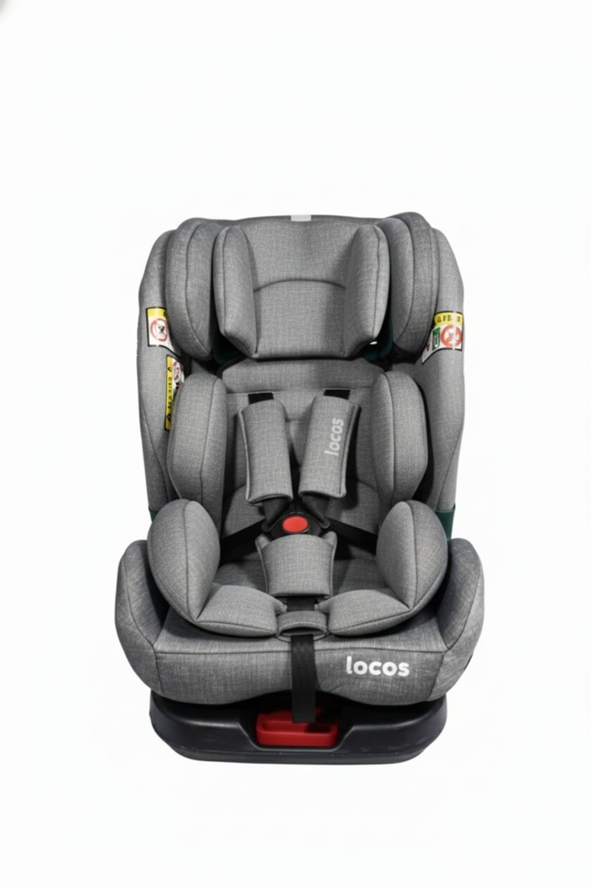 locos 360 Derece Dönebilen (0-36) kg İsofixli Çocuk Oto Koltuğu Gri fotoğrafı 2 (önizleme)